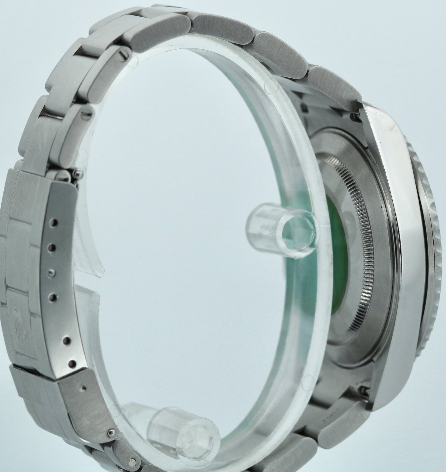 UNPOLISHED Rolex Submariner Date 40mm KERMIT Green FLAT 4 Stainless 16610 LV