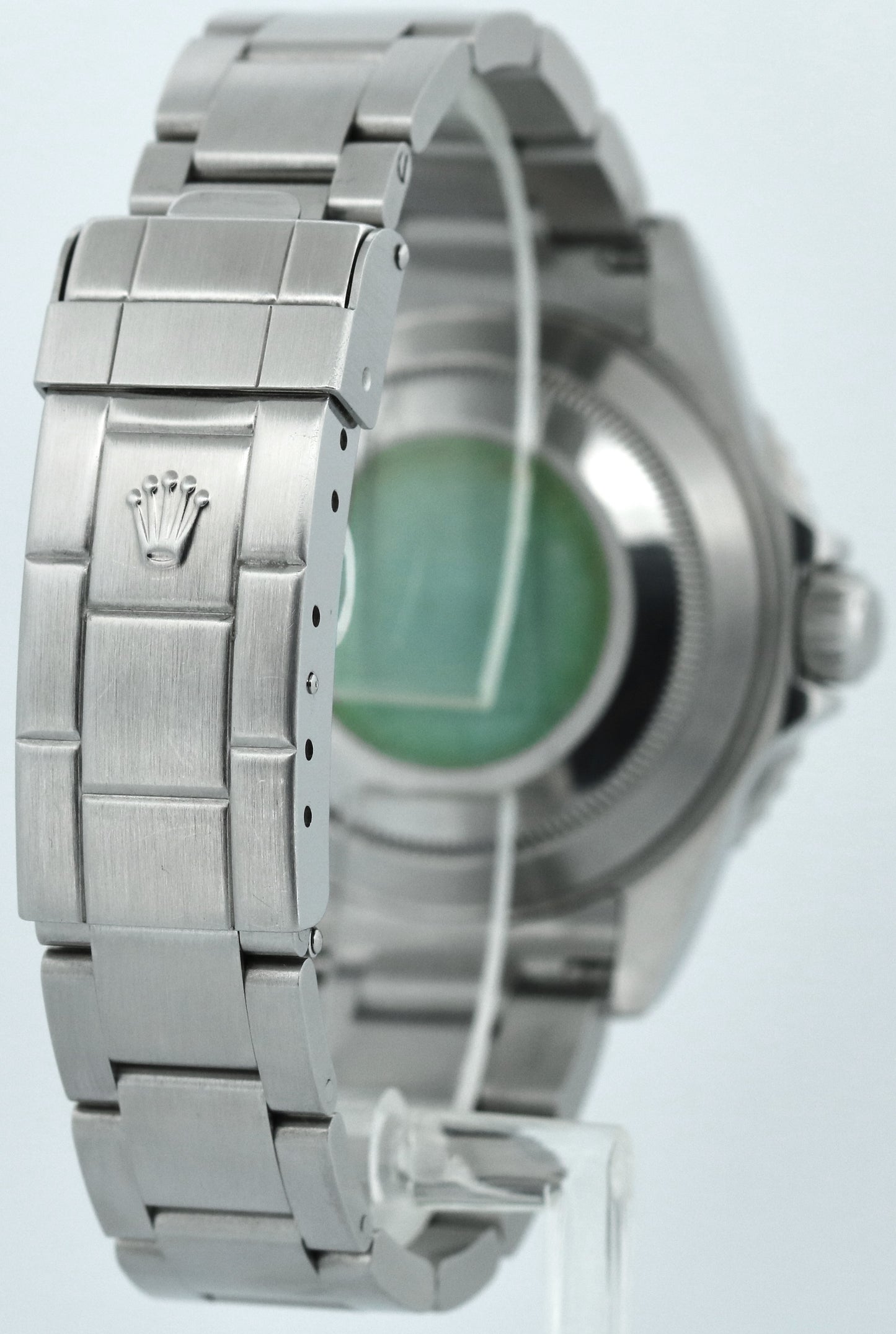 UNPOLISHED Rolex Submariner Date 40mm KERMIT Green FLAT 4 Stainless 16610 LV