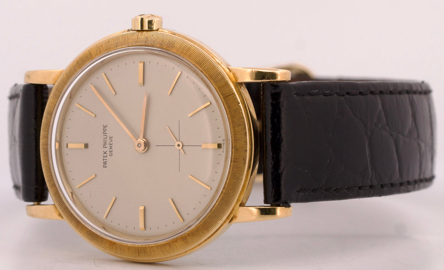 ARCHIVES Patek Philippe Calatrava 35mm IVORY Automatic 18K Yellow Gold 3473