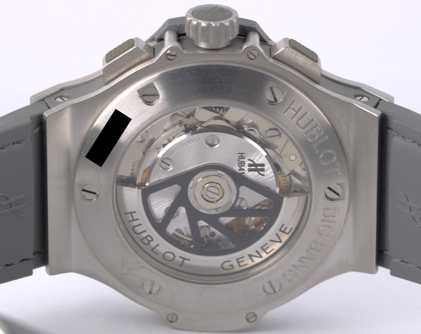 Hublot Big Bang 301.ST.5020.GR Earl Gray 44mm Steel Rubber Leather Strap Watch