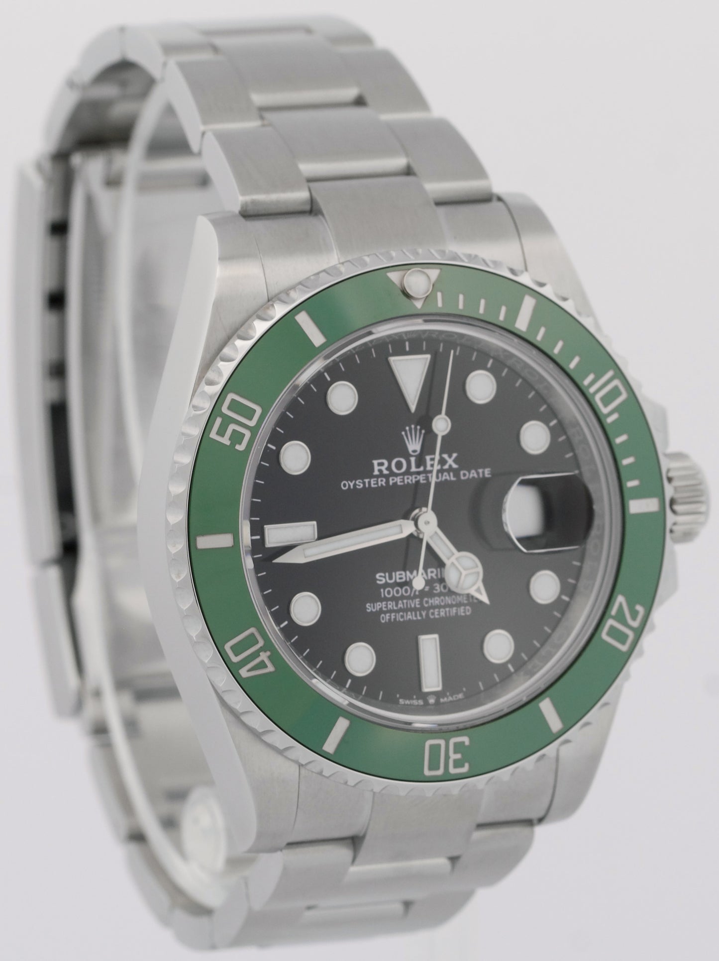 MINT 2024 PAPERS Rolex Submariner Date 41 KERMIT Green Steel 41mm 126610 LV BOX
