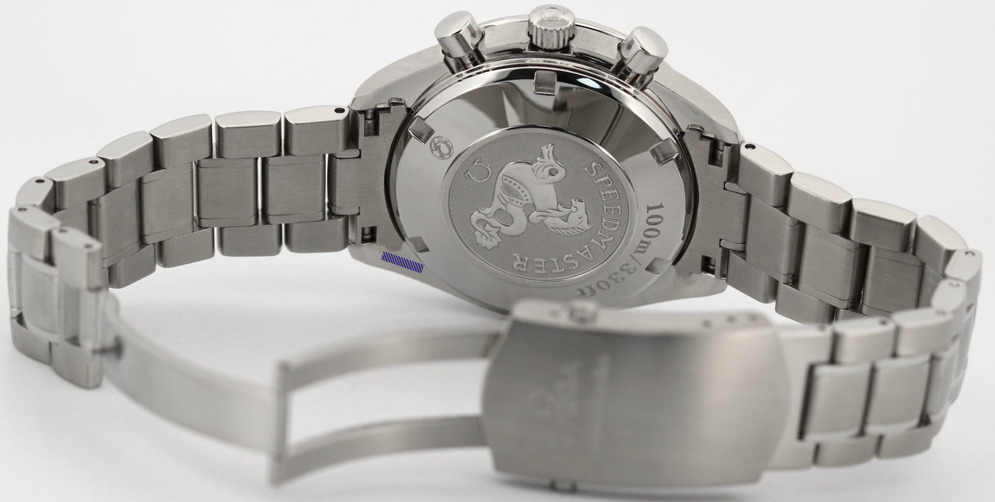 Omega Speedmaster Chronograph Date GRAY Steel 40mm Watch 323.30.40.40.06.001