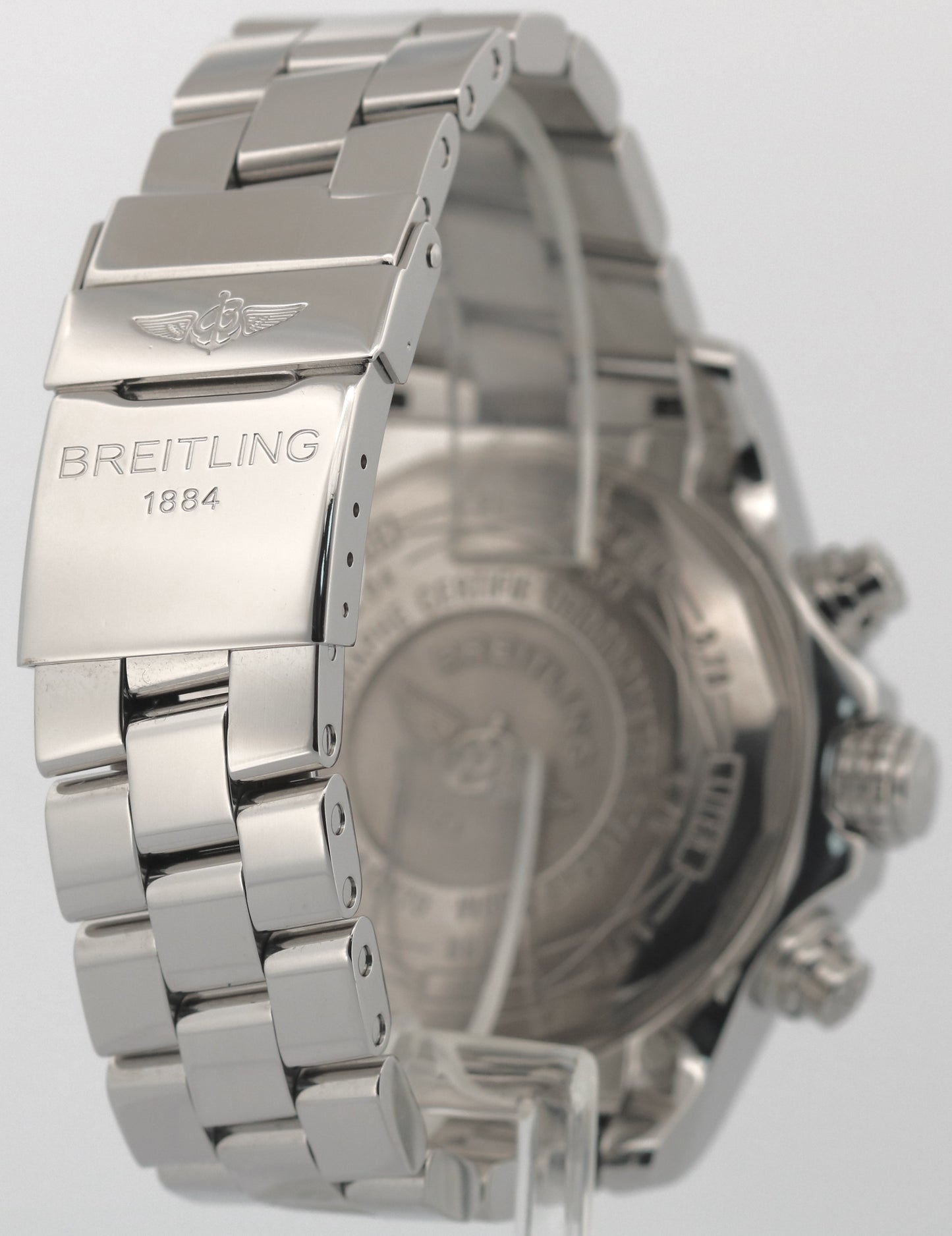 Breitling Super Avenger Chronograph MOTHER OF PEARL DIAMOND 48mm Steel A13370