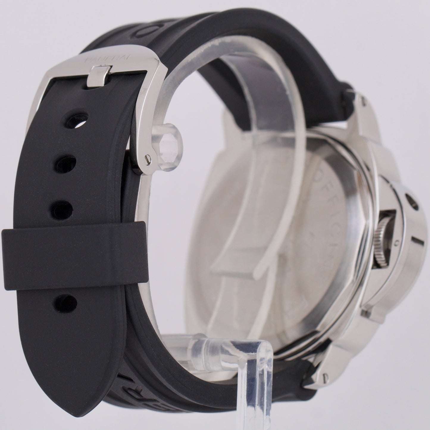 Panerai Luminor GMT PAM 23 Automatic Stainless Steel 44mm Rubber Watch PAM00023