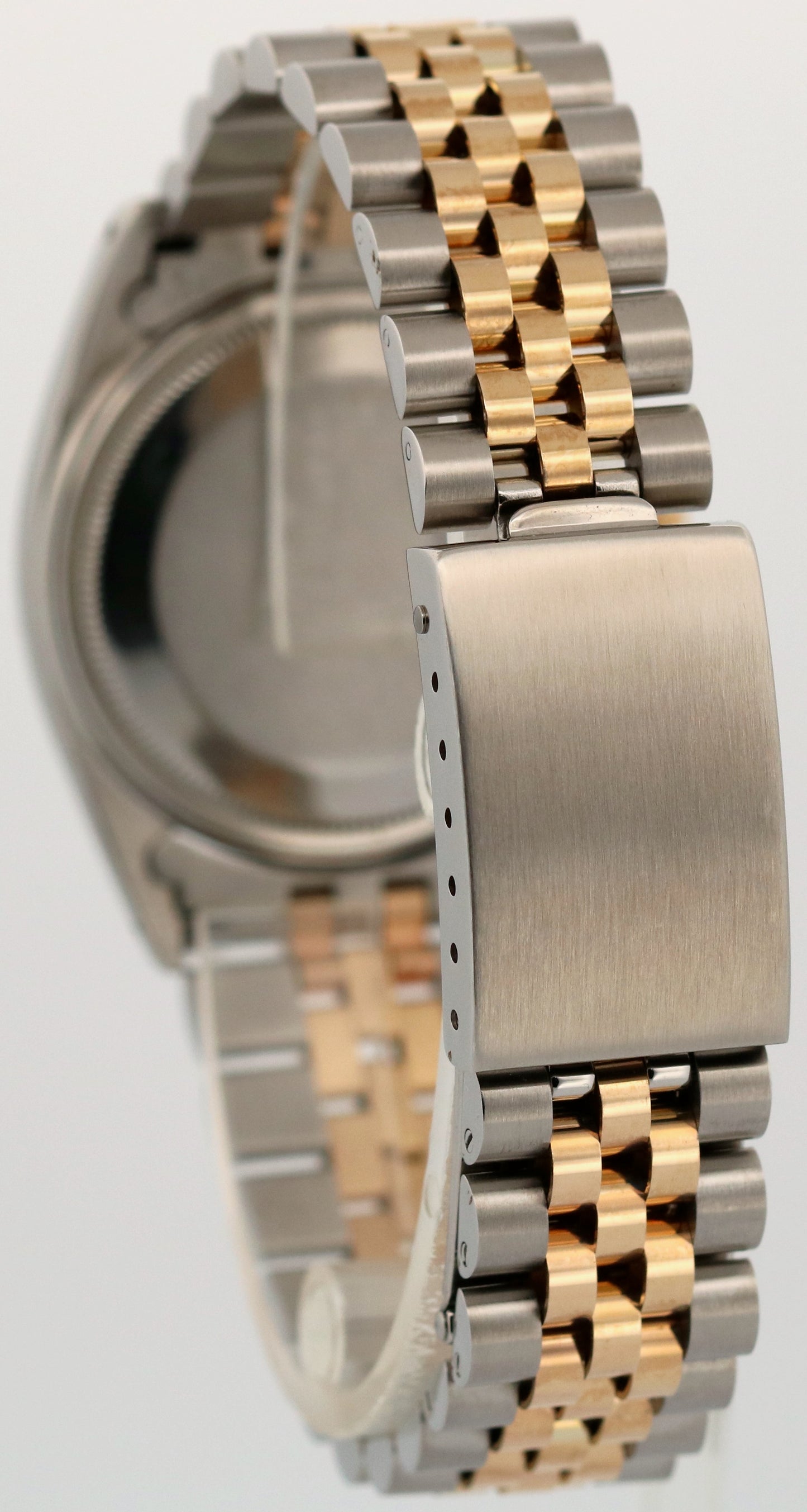Rolex DateJust 36mm CHAMPAGNE Two-Tone 18K Yellow Gold Steel JUBILEE Watch 1601