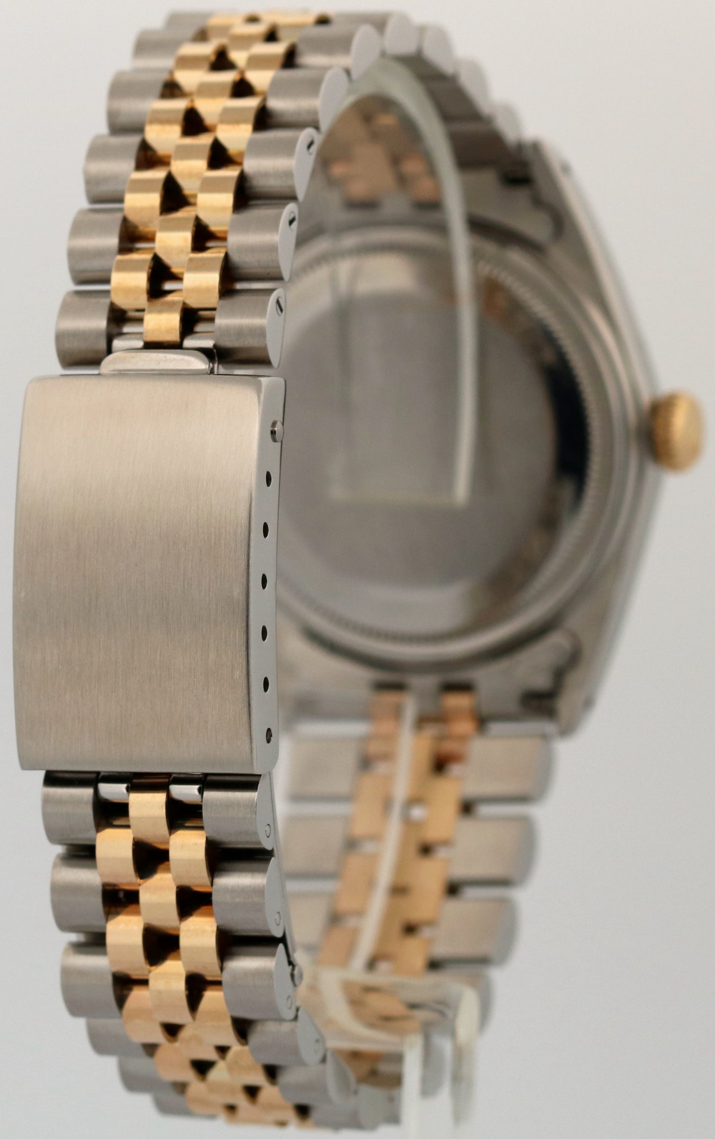 Rolex DateJust 36mm CHAMPAGNE Two-Tone 18K Yellow Gold Steel JUBILEE Watch 1601