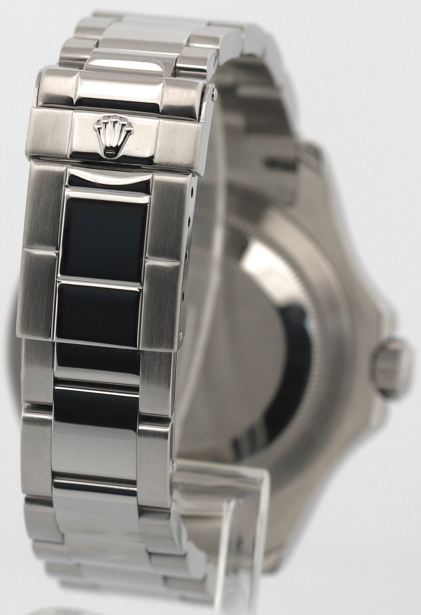 Rolex Yacht-Master PLATINUM Stainless Steel 40mm NO-HOLES Date YM1 Watch 16622