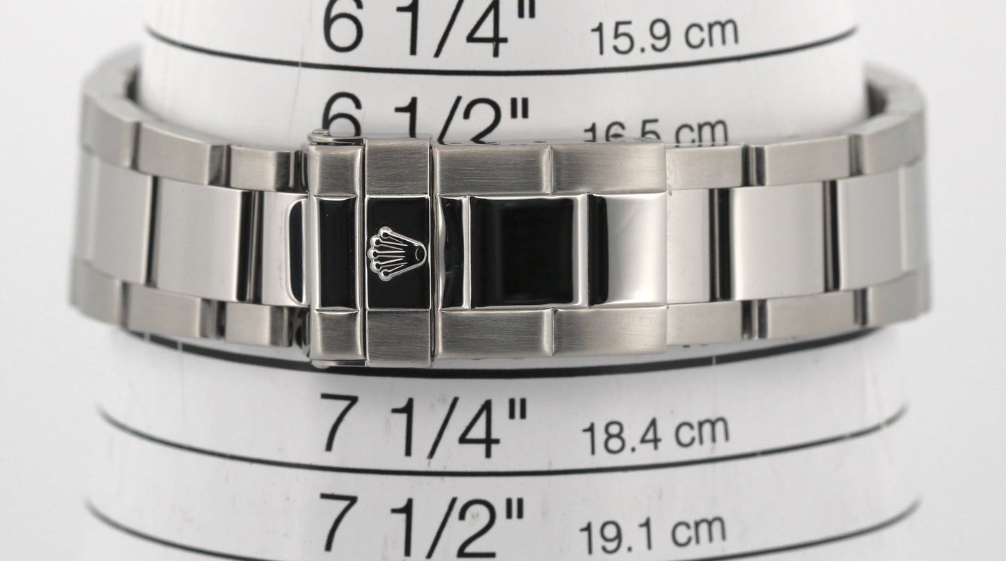 Rolex Yacht-Master PLATINUM Stainless Steel 40mm NO-HOLES Date YM1 Watch 16622