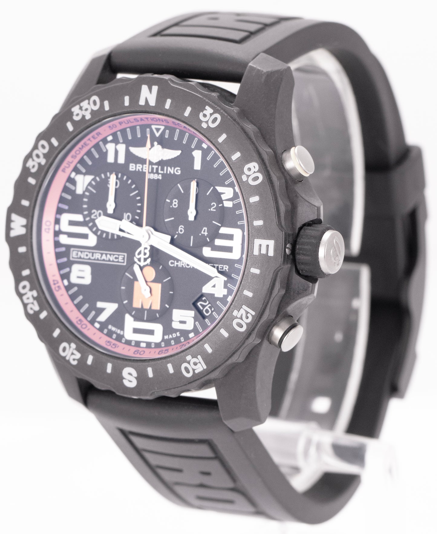 MINT Breitling Endurance Pro Ironman Finisher Breitlight X82310 44mm Watch B+P
