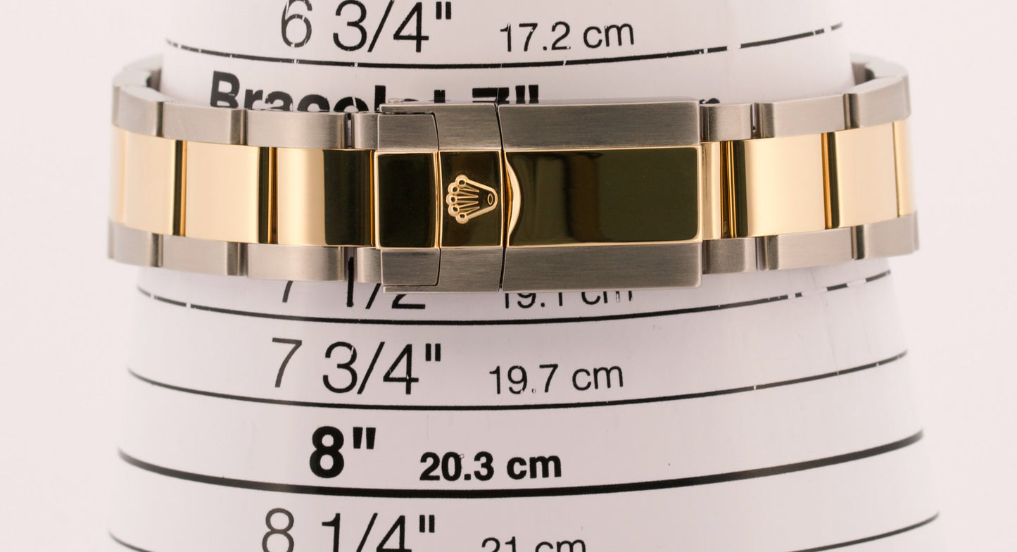 Rolex Daytona Cosmograph 116523 Rhodium Slate 18K Gold Two-Tone Steel Watch