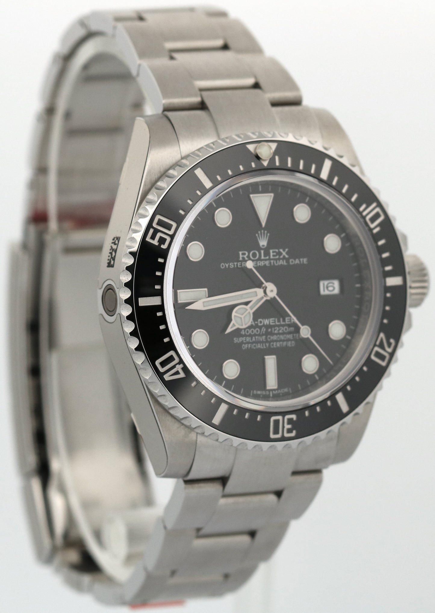 NOS STICKERED PAPERS Rolex Sea-Dweller 4000 SD4K 40mm Ceramic Steel 116600 BOX