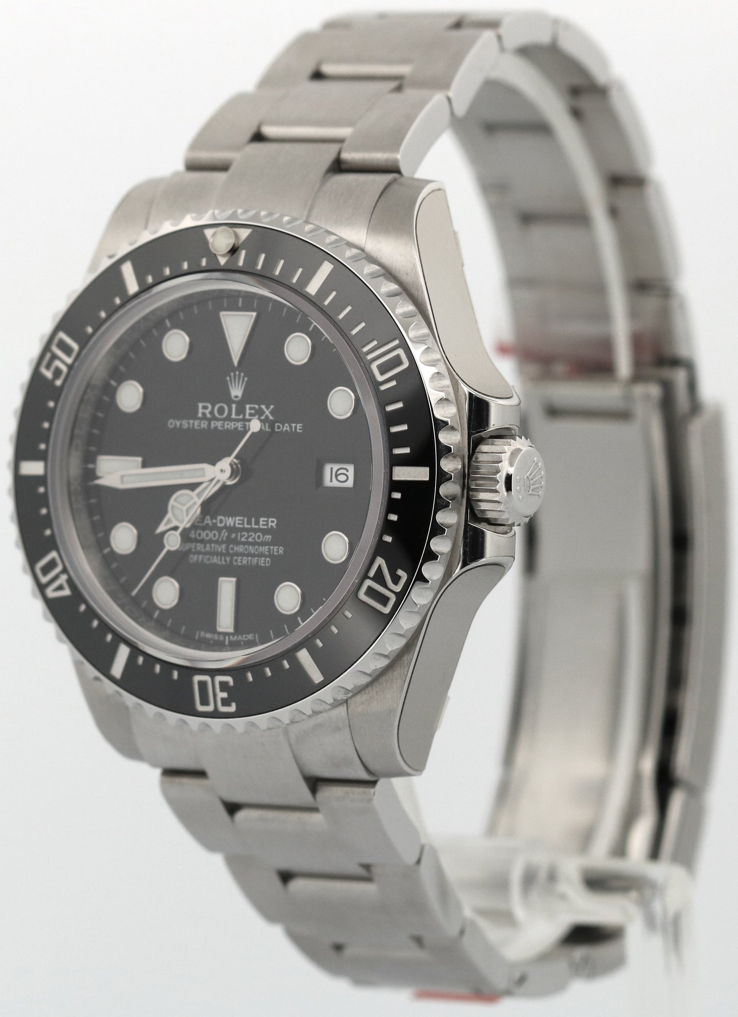 NOS STICKERED PAPERS Rolex Sea-Dweller 4000 SD4K 40mm Ceramic Steel 116600 BOX