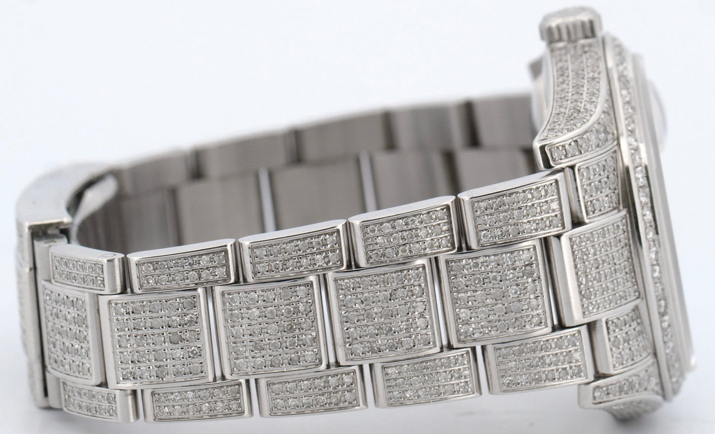 Rolex DateJust 36 PAVE MOP DIAMOND ROMAN Stainless Oyster 36mm Watch 116200