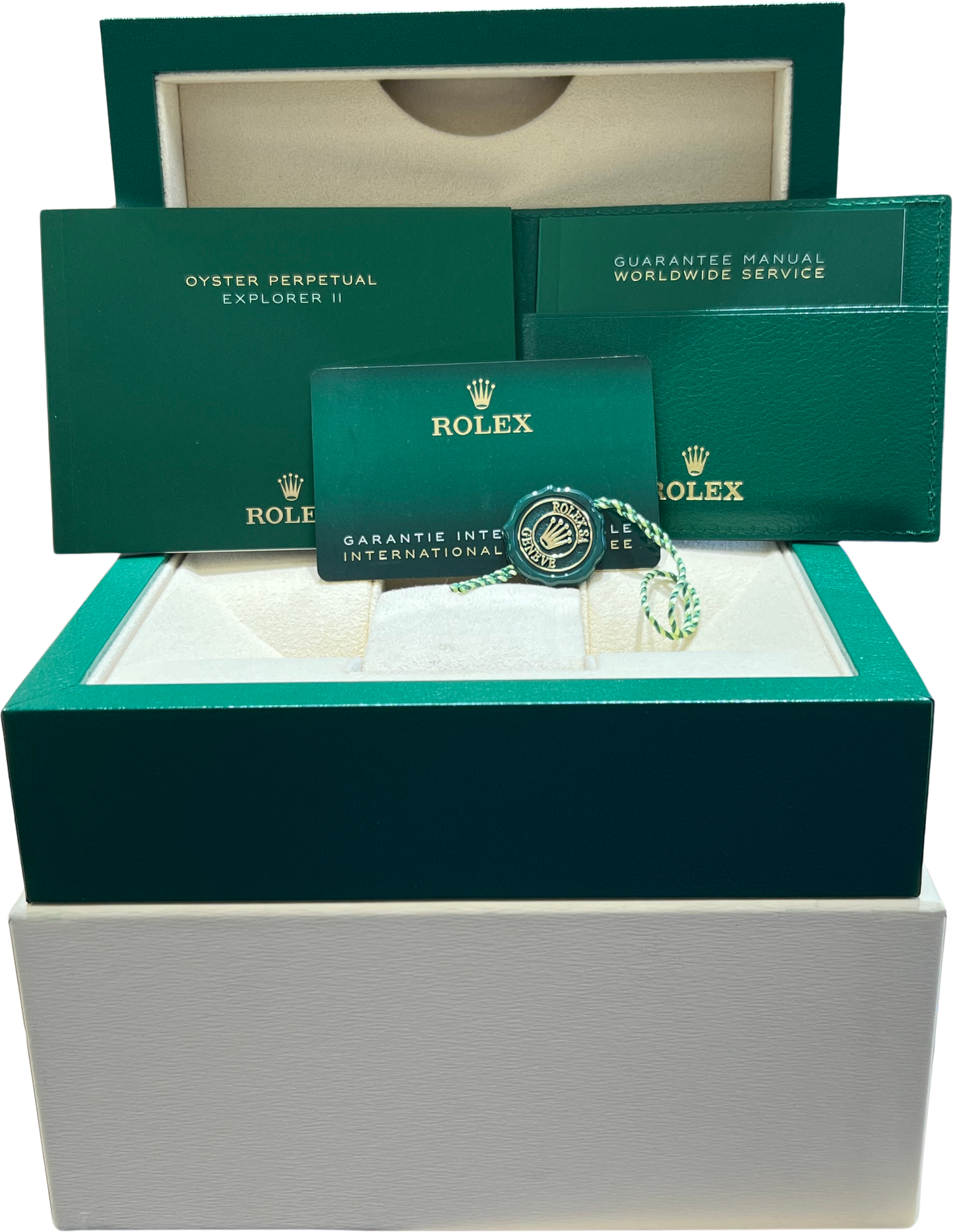 MINT PAPERS Rolex Explorer II 42mm Polar White Stainless Watch GMT 226570 BOX