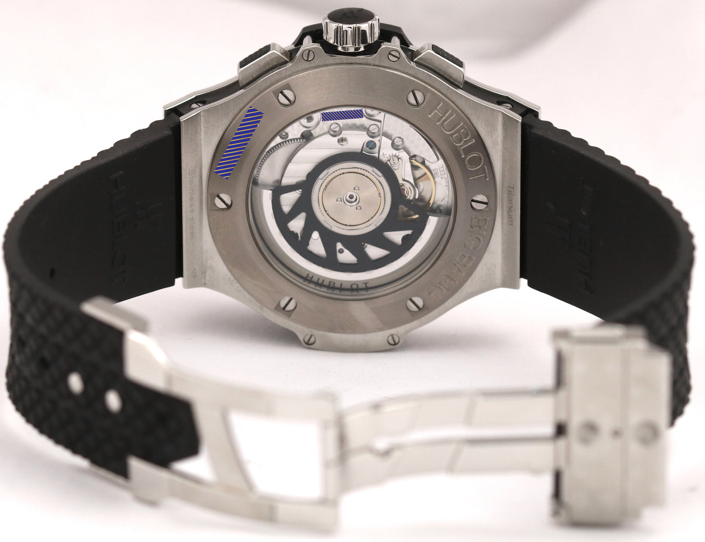 MINT Hublot Big Bang Black Original 341.SB.131.RX Black Steel Ceramic 41mm Watch