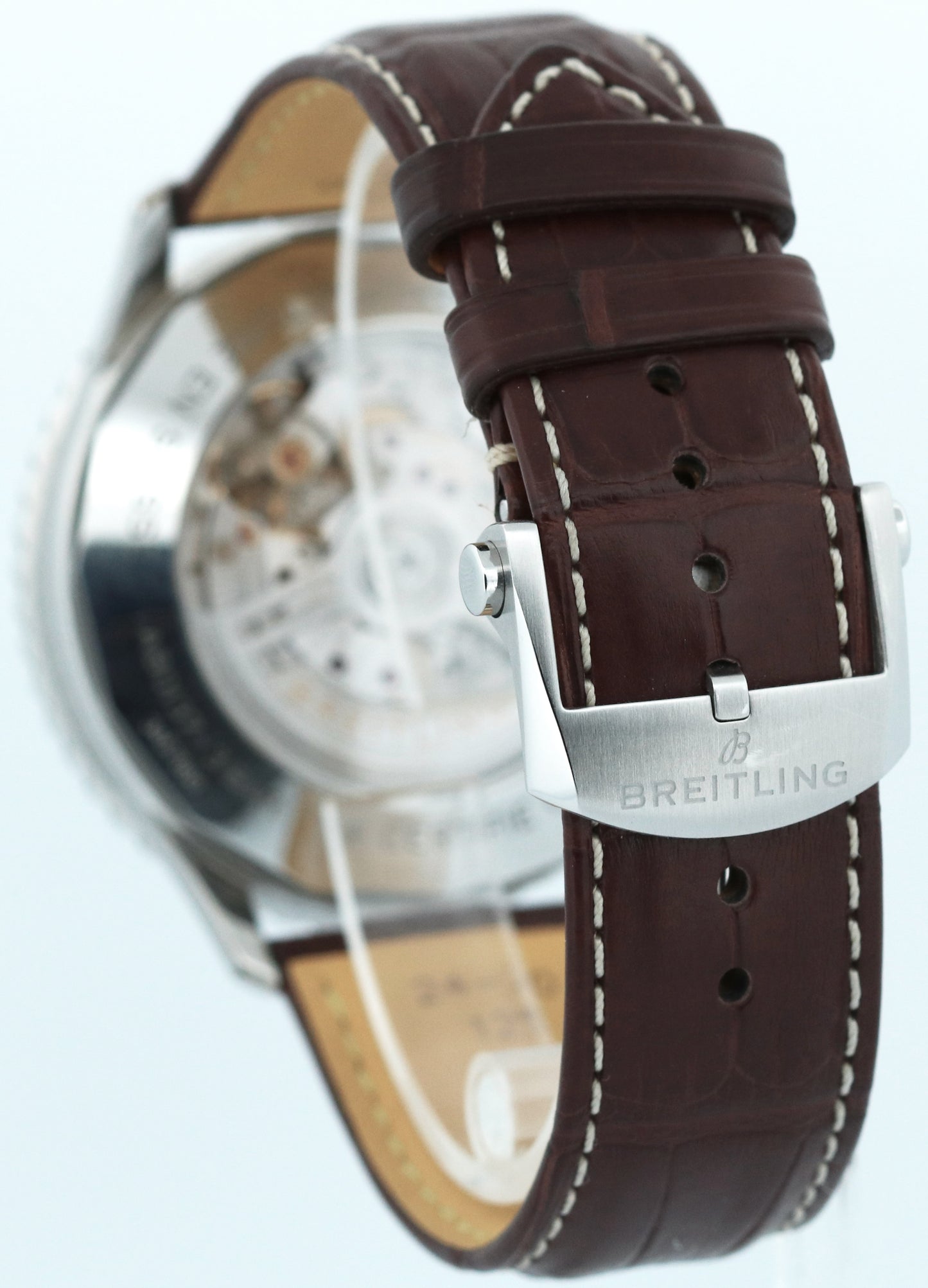 2024 PAPERS Breitling Navitimer B01 Chronograph 46 Steel BLUE AB0137 Watch BOX