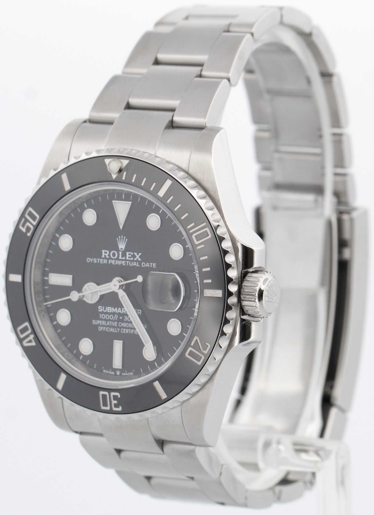 PAPERS Rolex Submariner Date 41 BLACK Stainless Steel Ceramic 41mm 126610 LN BOX