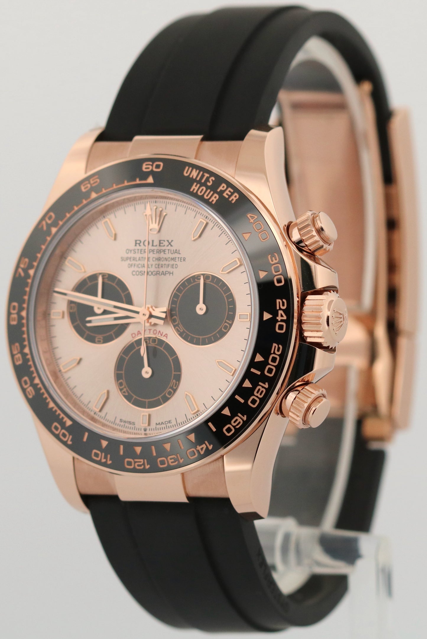 NEW UNWORN PAPERS Rolex Daytona Cosmograph 18K SUNDUST Oysterflex 126515 BOX