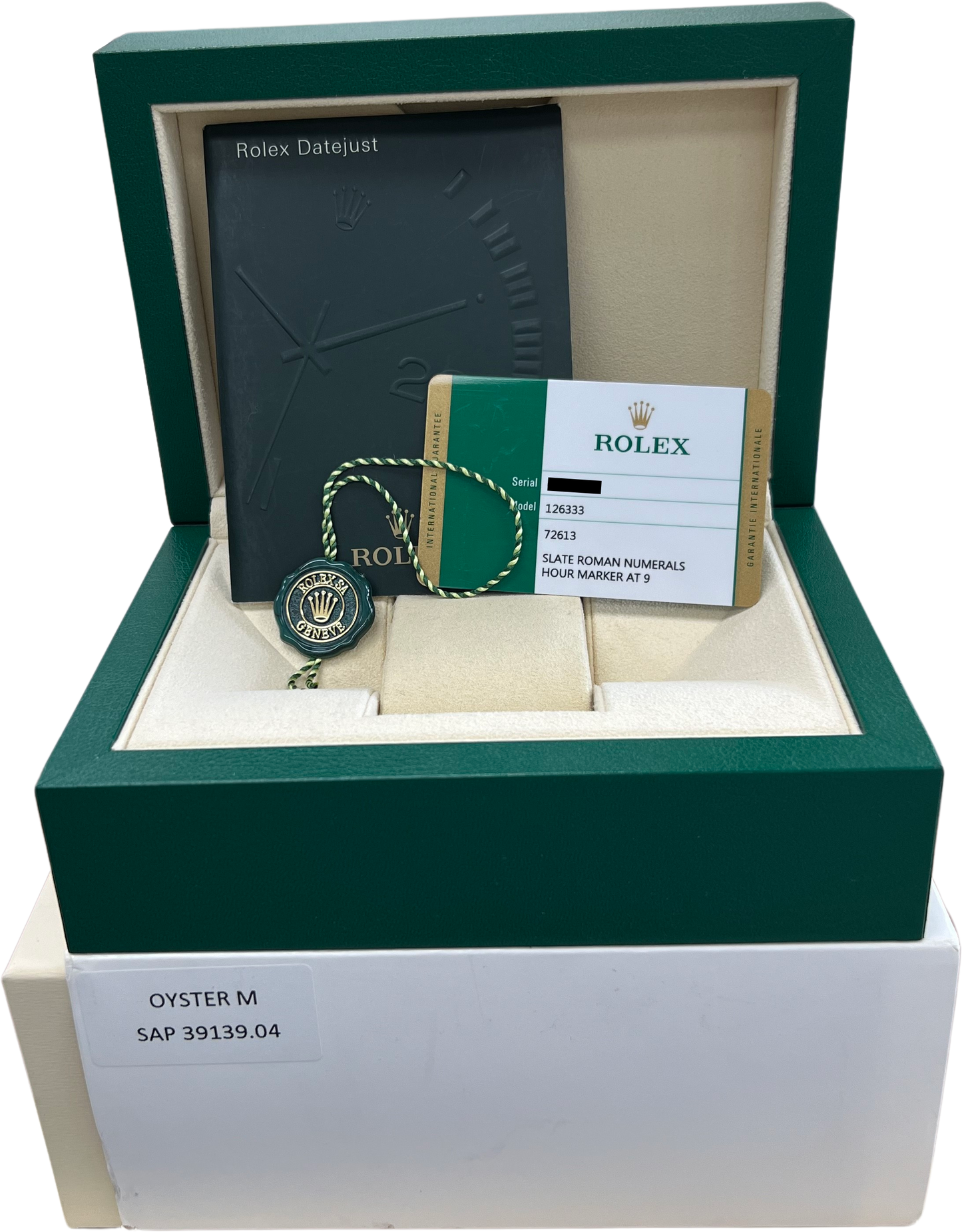 MINT PAPERS Rolex DateJust 41 Wimbledon 18K Gold Two-Tone Oyster 41mm 126333 BOX