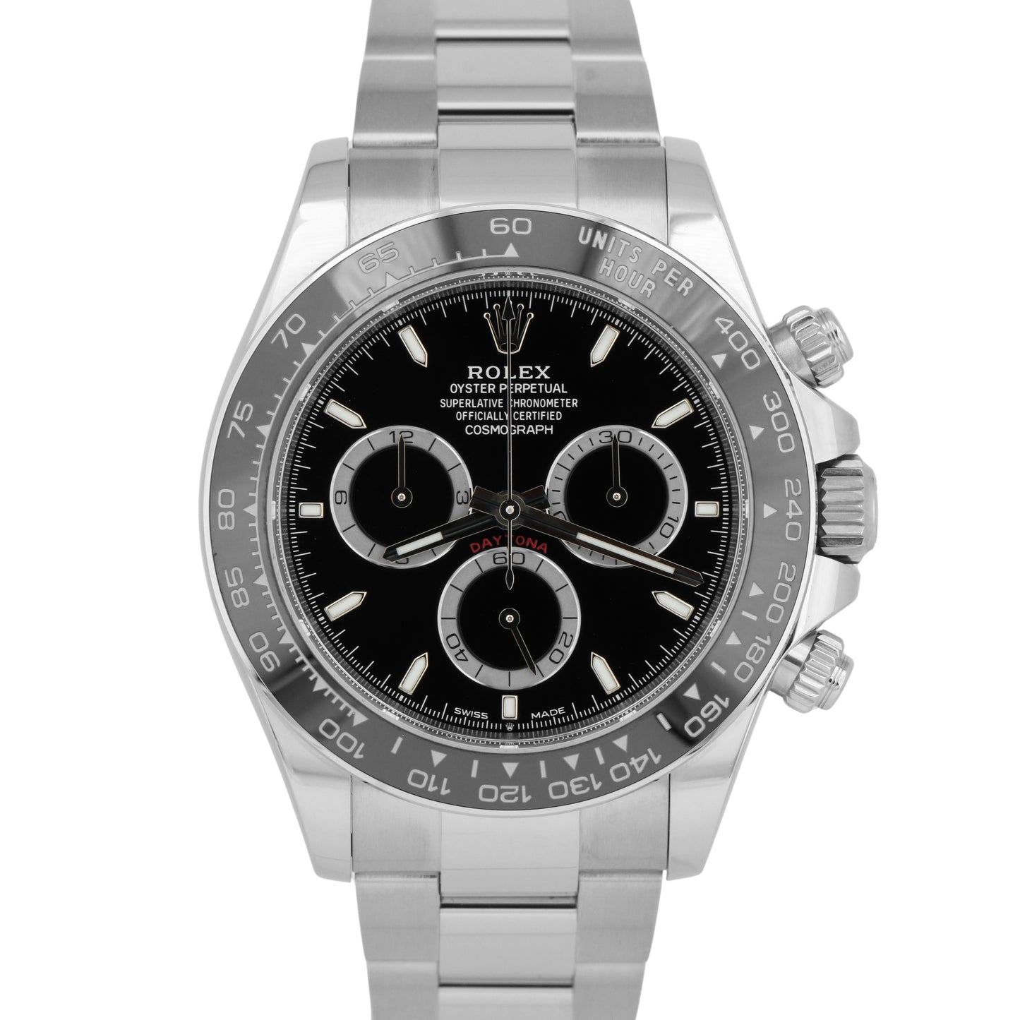 2024 NEW PAPERS Rolex Daytona Cosmograph BLACK 40mm Steel Watch 126500 LN BOX