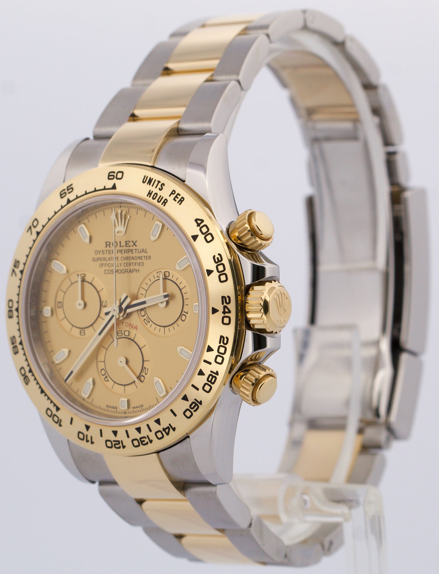 2023 PAPERS Rolex Daytona Cosmograph CHAMPAGNE 116503 18K Gold Two-Tone BOX