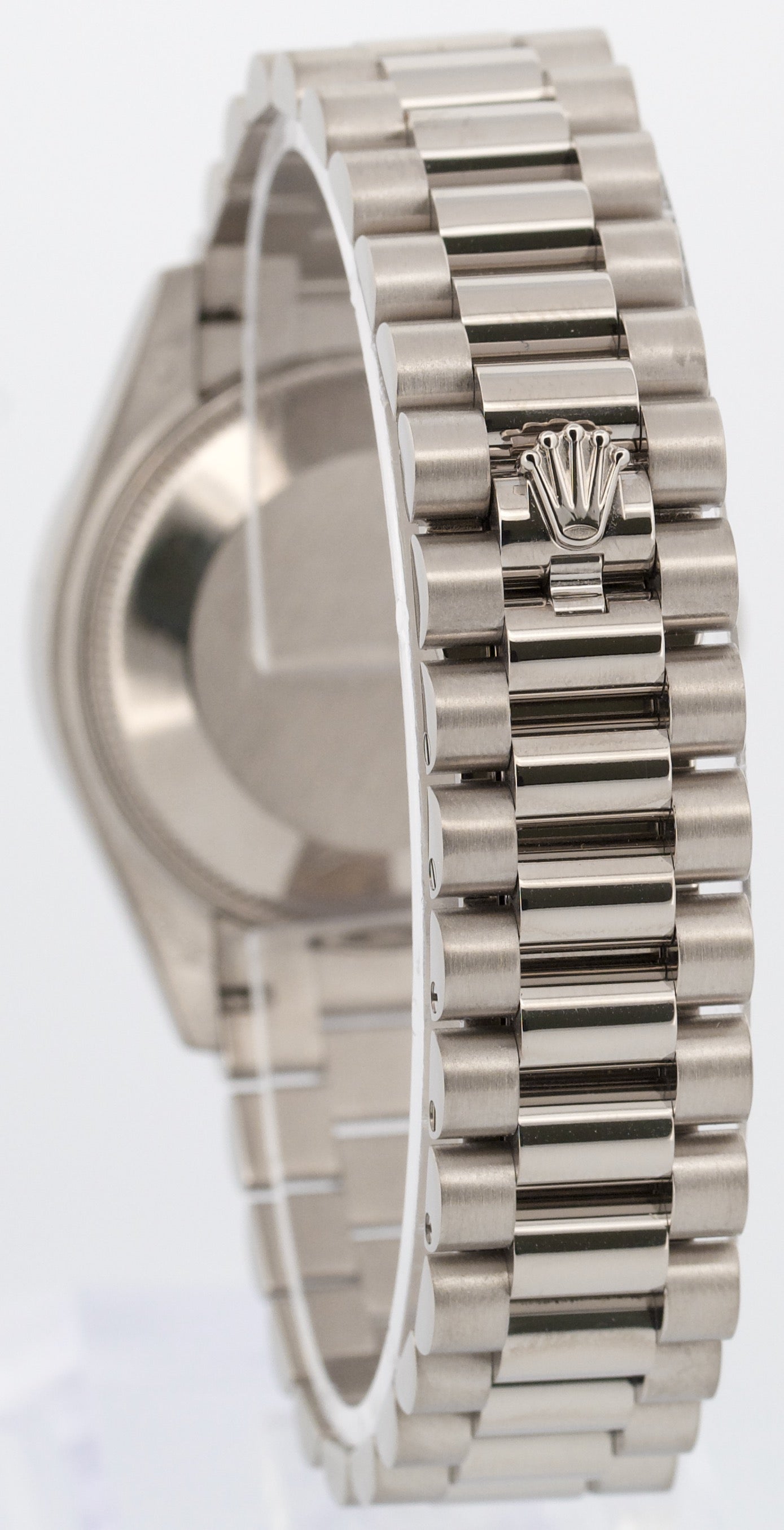 PAPERS Rolex DateJust President 31mm 18k FACTORY RHODIUM DIAMOND 278289RBR BOX