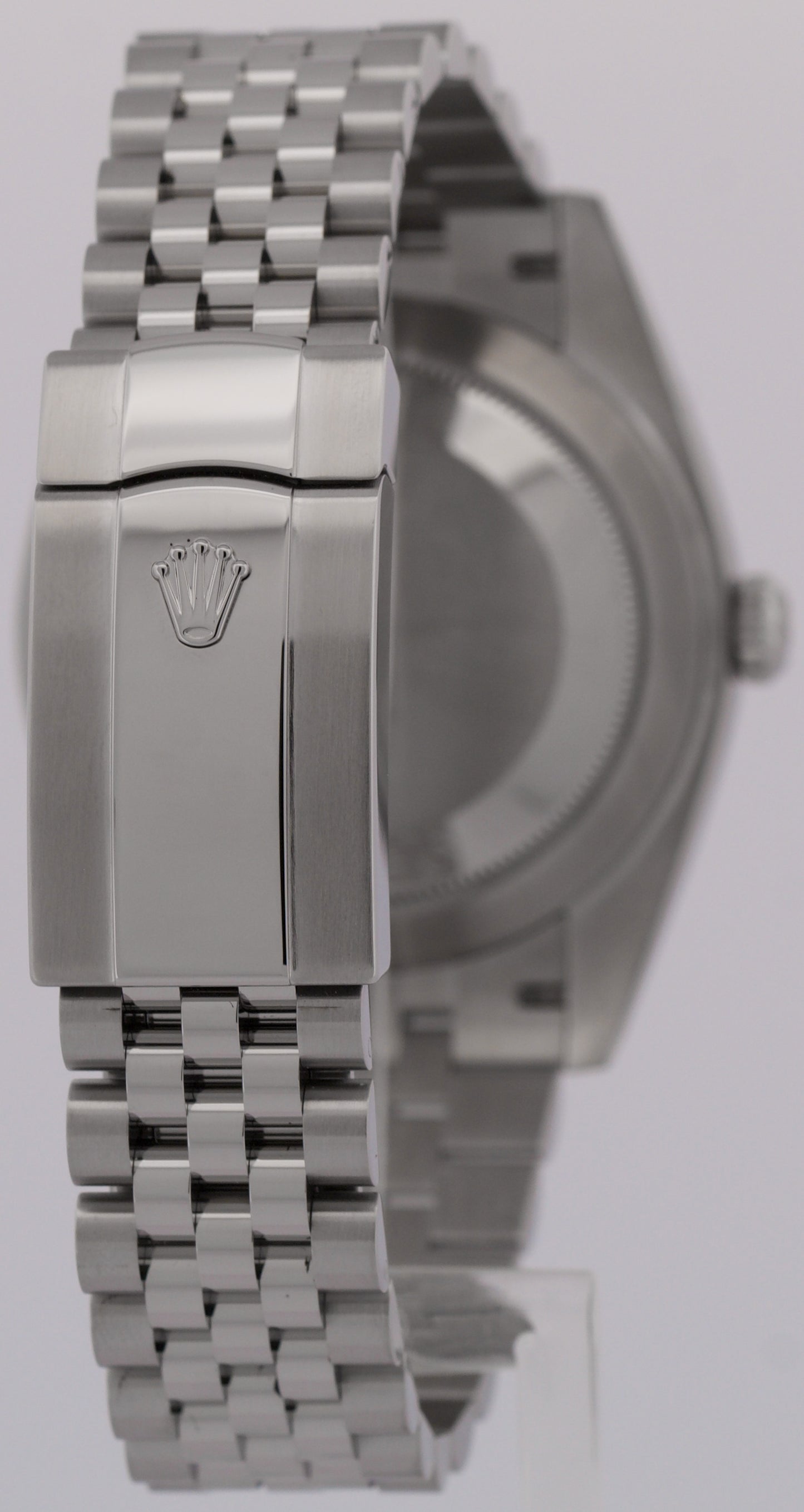 2023 PAPERS Rolex DateJust 41mm RHODIUM DIAMOND 18K Steel JUBILEE 126334 BOX