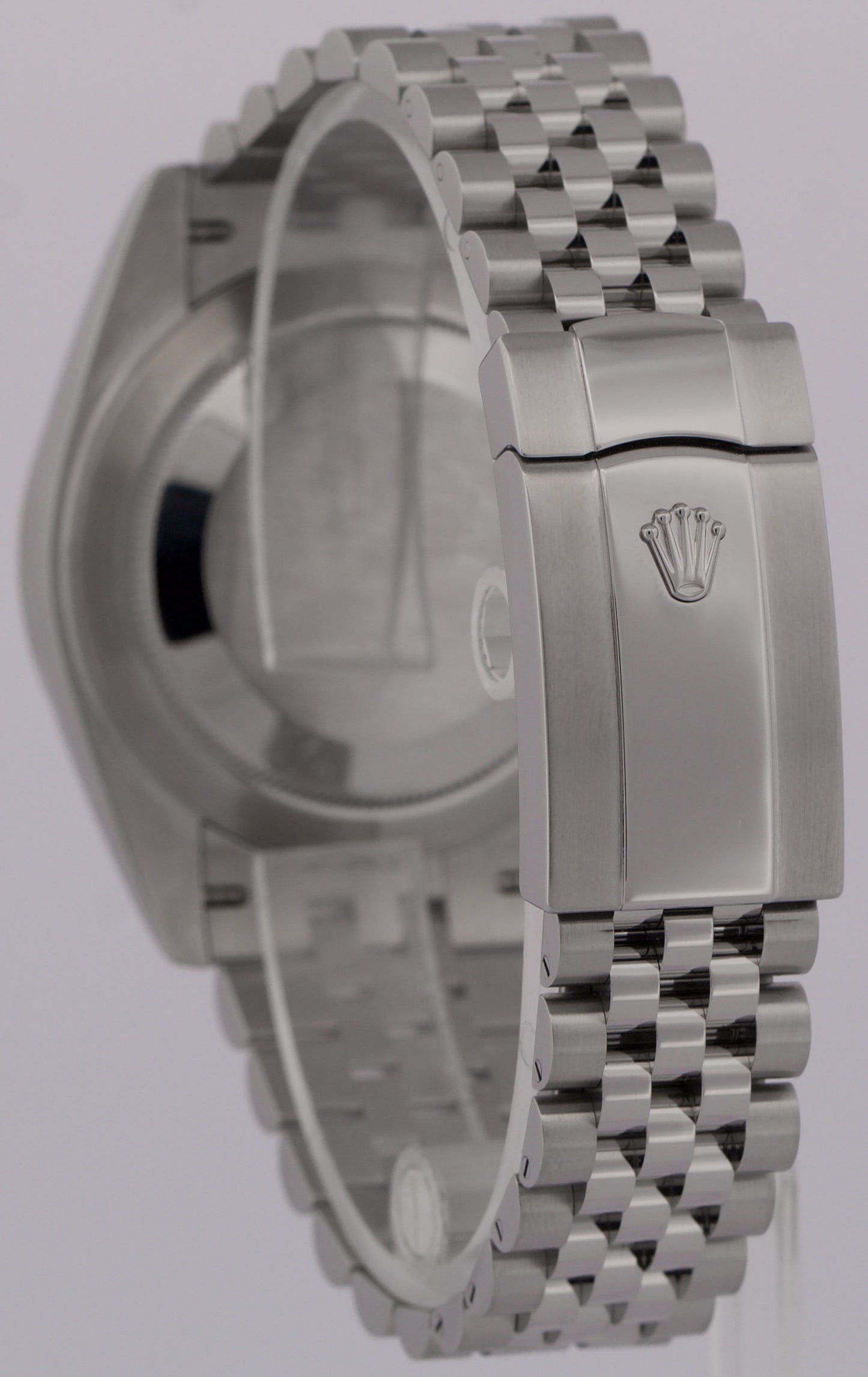 2023 PAPERS Rolex DateJust 41mm RHODIUM DIAMOND 18K Steel JUBILEE 126334 BOX