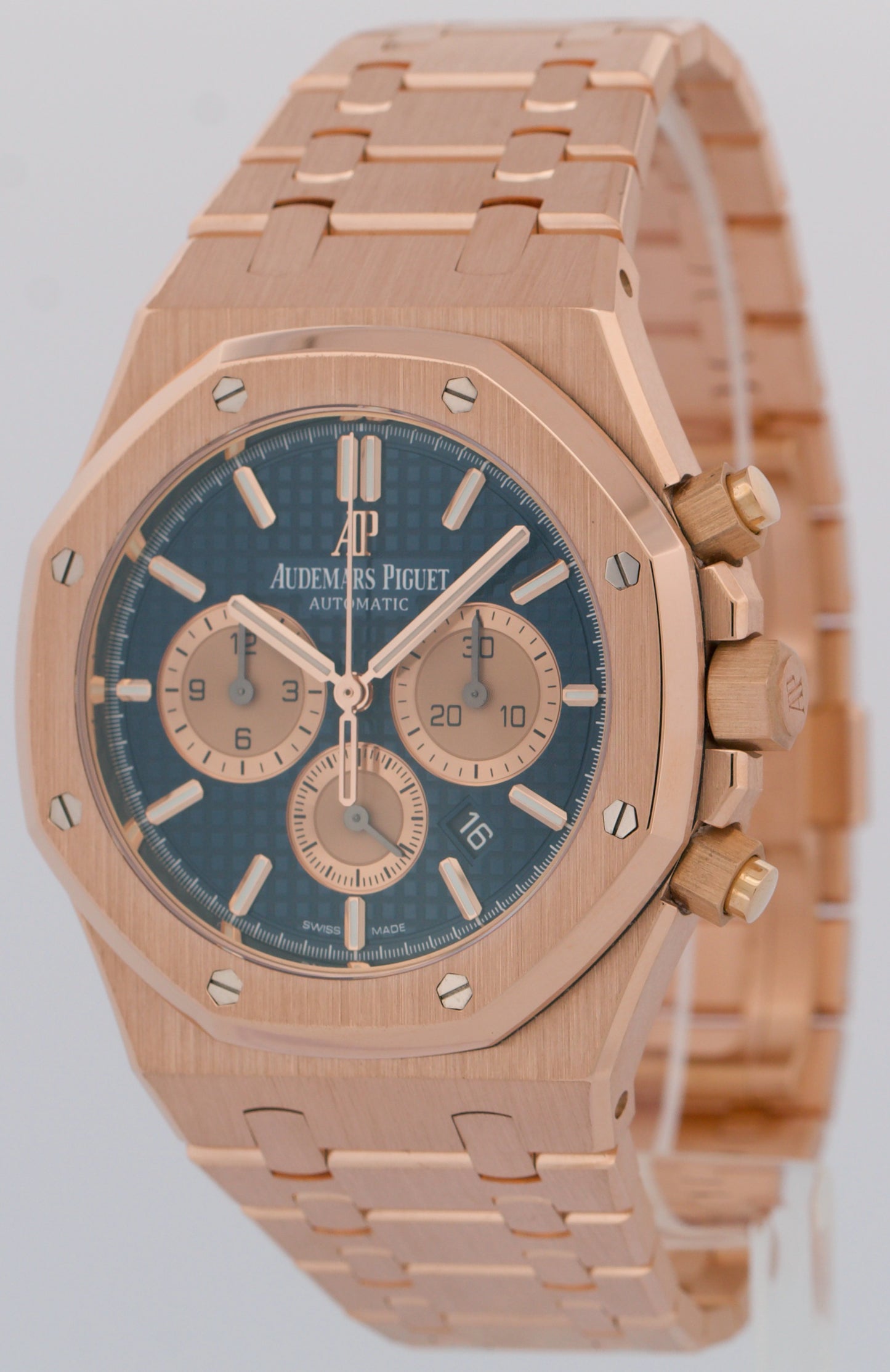 Audemars Piguet Royal Oak Chronograph BLUE 18K Gold 41mm 26331OR.OO.1220OR.01