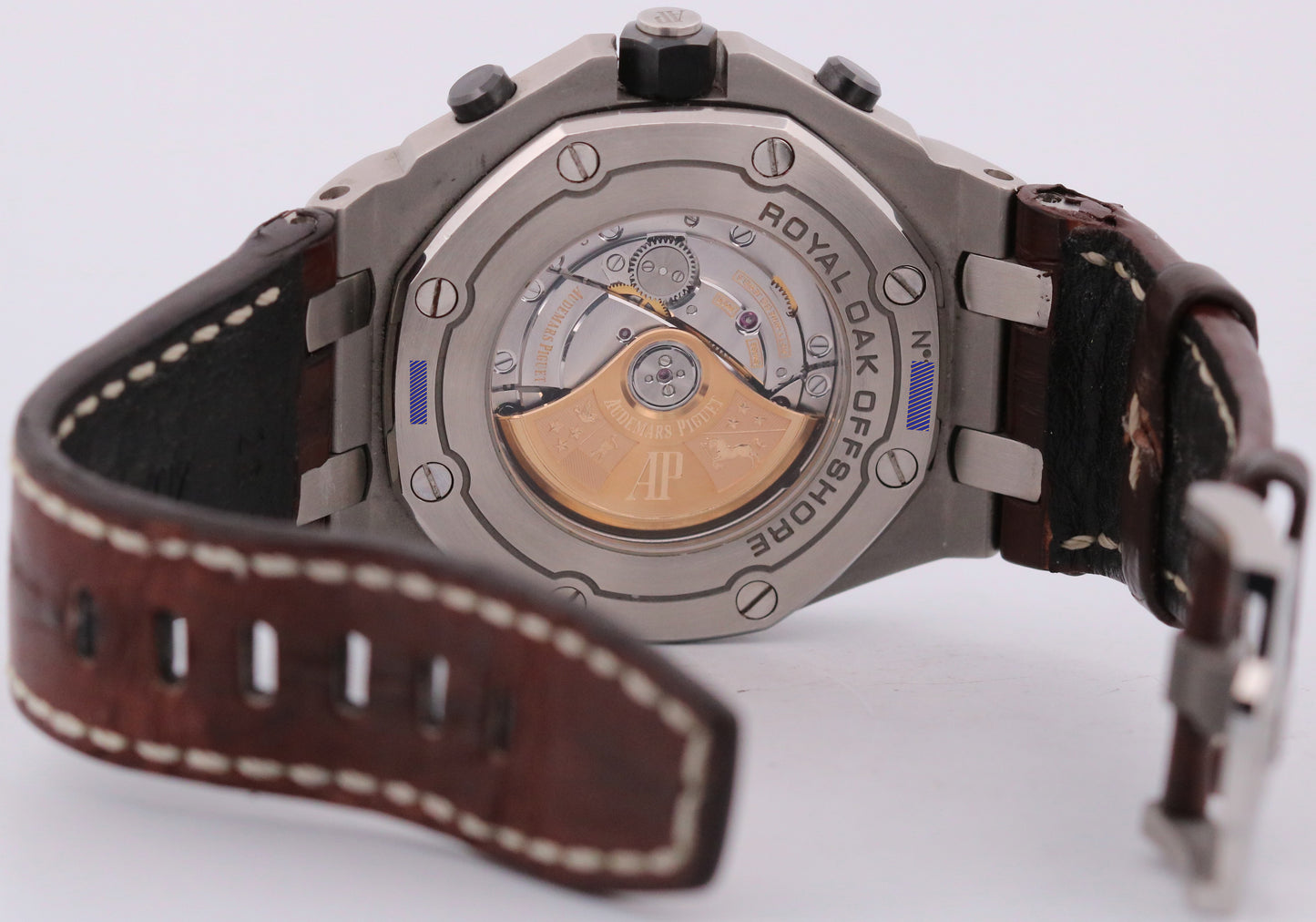 Audemars Piguet Royal Oak Offshore 26470ST Safari Brown Leather Steel 42mm Box
