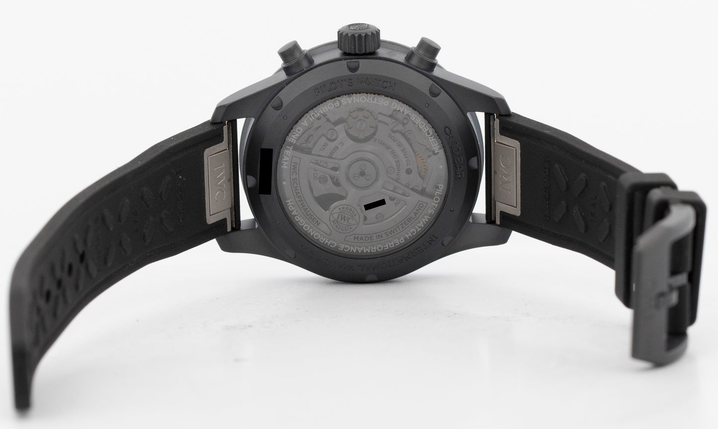 PAPERS IWC Pilot Chronograph AMG MERCEDES Petronas IW388306 Ceratanium 41mm BOX