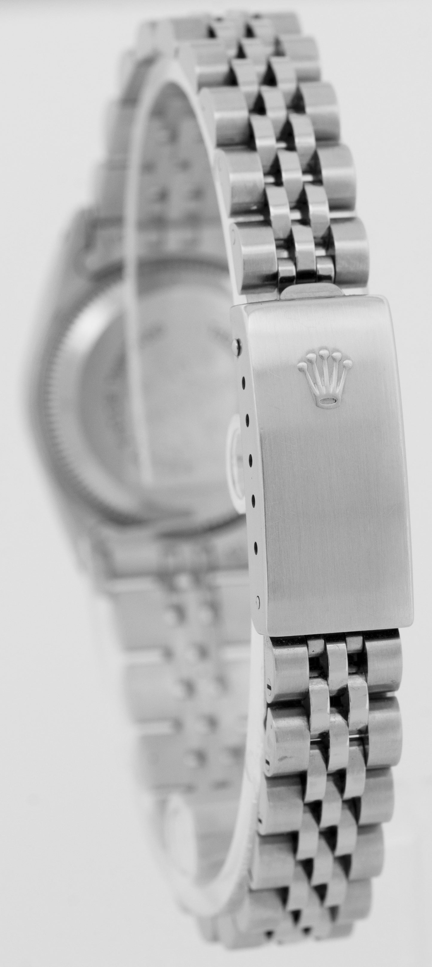 PAPERS Rolex Oyster Perpetual Silver POOL INTAIRDRIL Steel 24mm Watch 67180 BOX