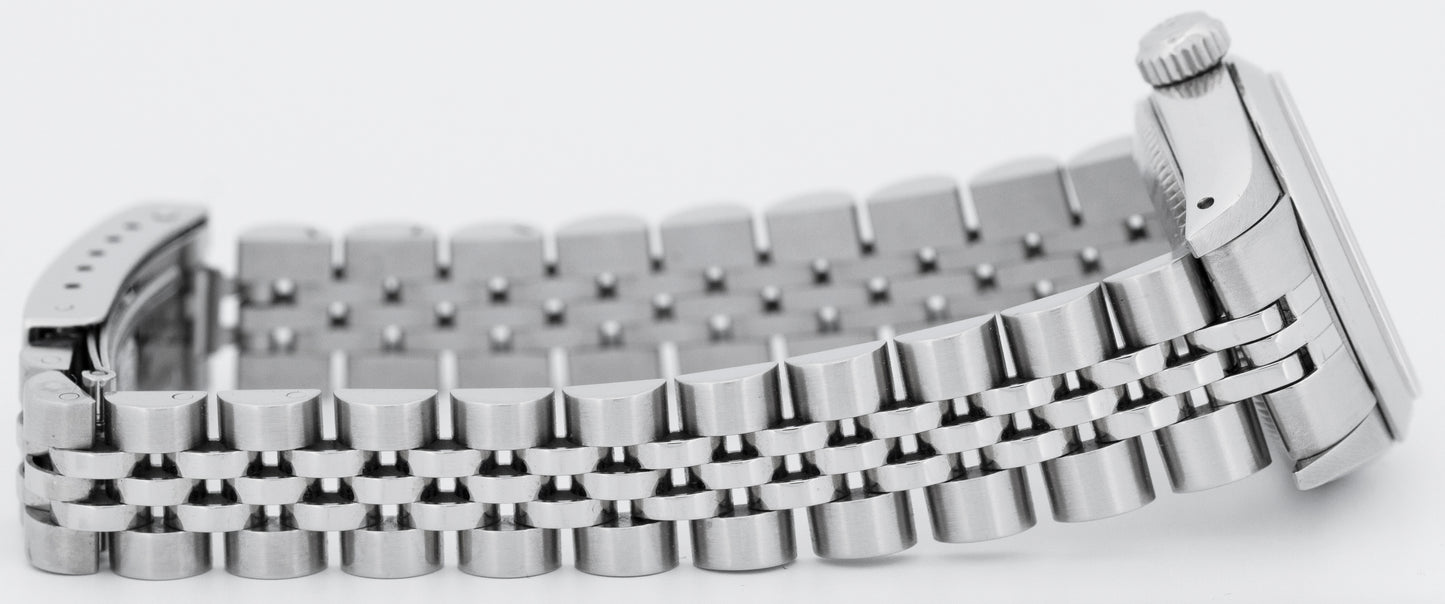 PAPERS Rolex Oyster Perpetual Silver POOL INTAIRDRIL Steel 24mm Watch 67180 BOX