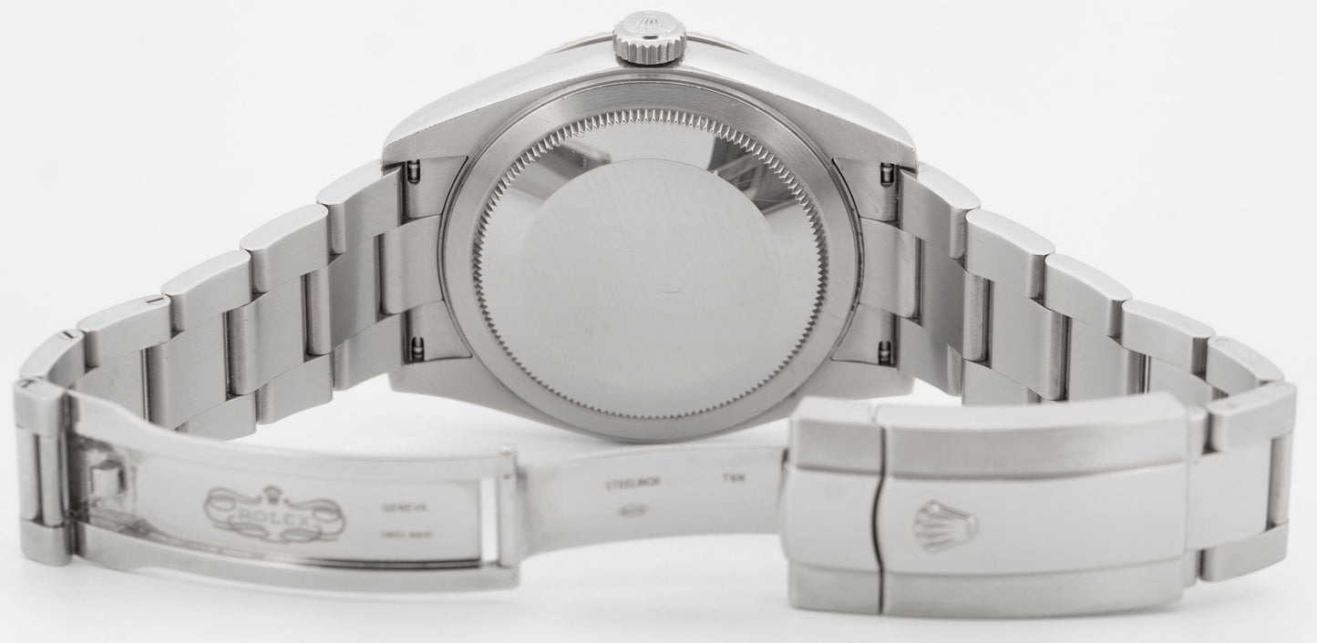 PAPERS Rolex Sky-Dweller WHITE Gold Stainless Steel 42mm 326934 Oyster Watch BOX