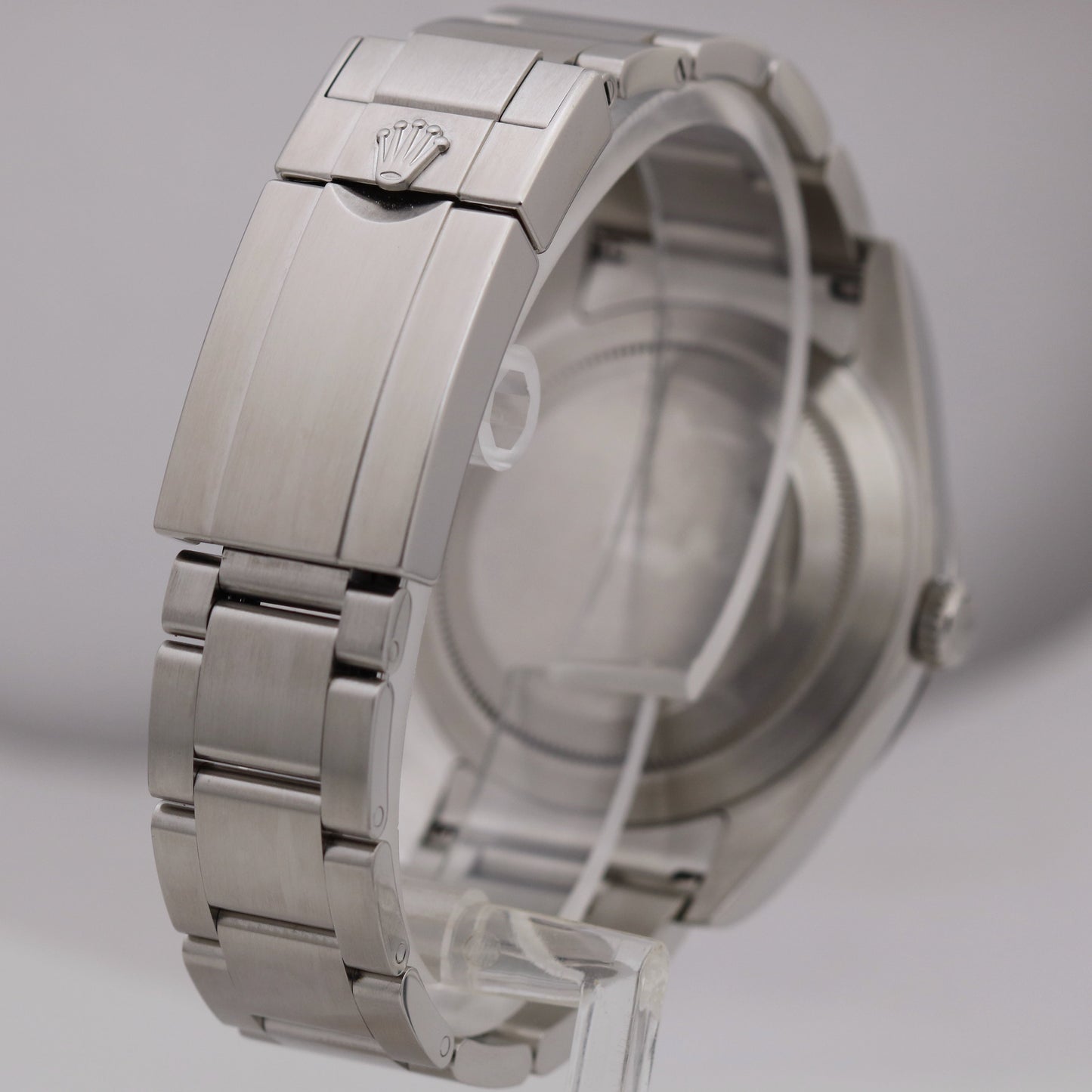 MINT Rolex Explorer I Black 39mm FULL LUME Stainless Steel MK2 Watch 214270