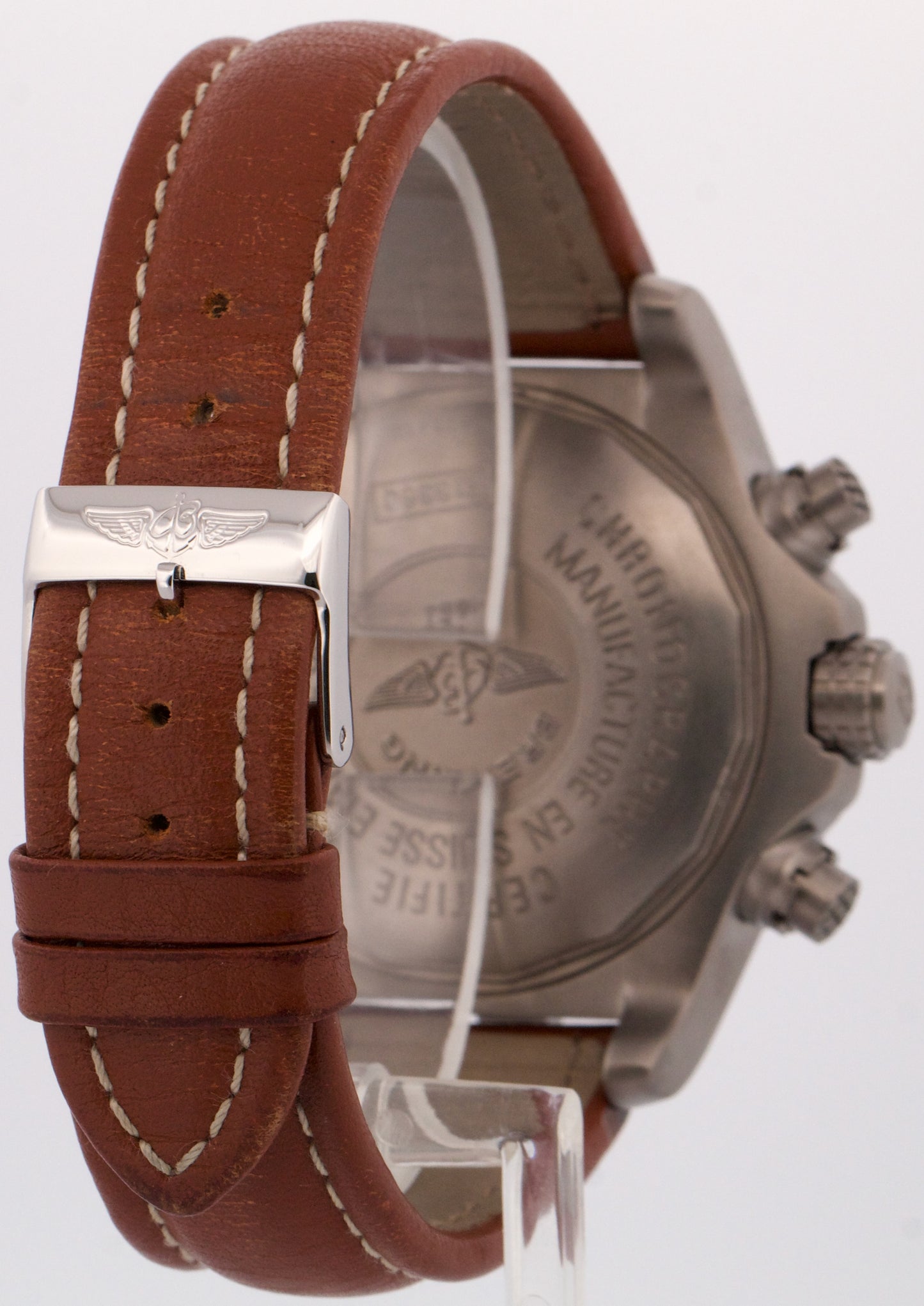 Breitling Avenger Chronograph Titanium 44mm WHITE DIAMOND Automatic E13360 BOX