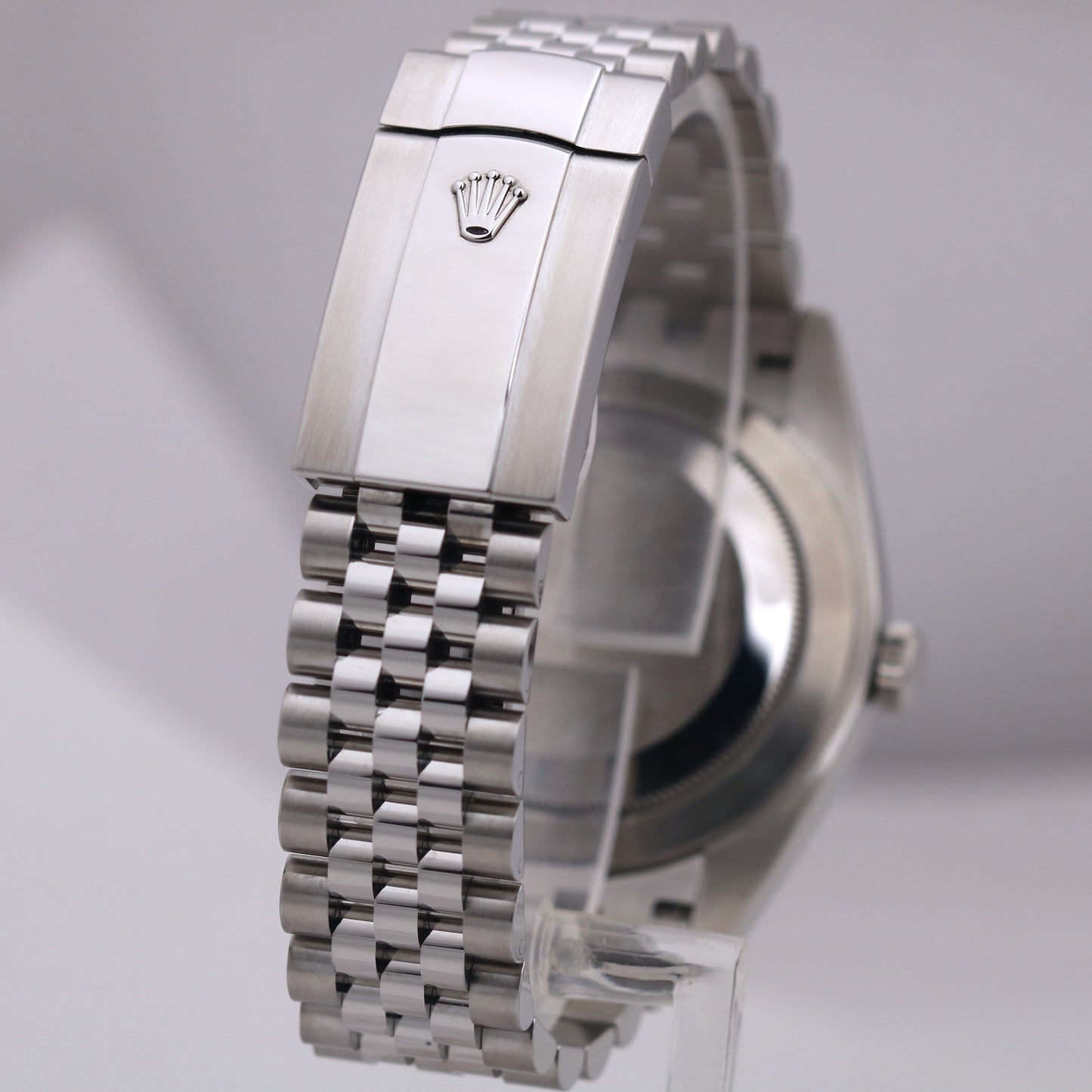 Rolex DateJust 41 Blue Stainless Steel 18K White Gold JUBILEE 41mm Watch 126334