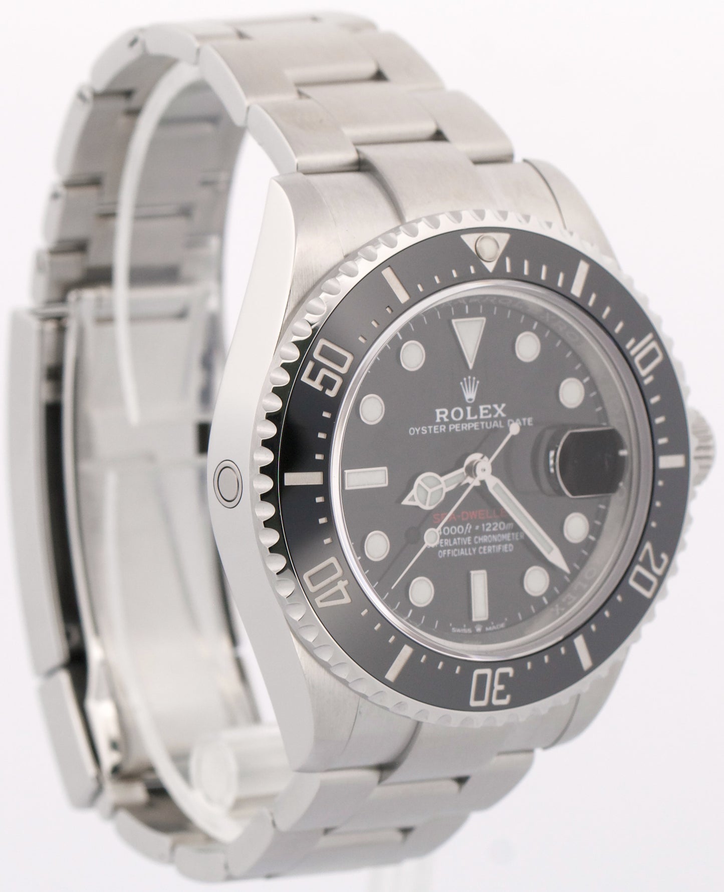 PAPERS Rolex Sea-Dweller 50th-Anniversary BLACK Red 43mm Steel 126600 MK2 BOX