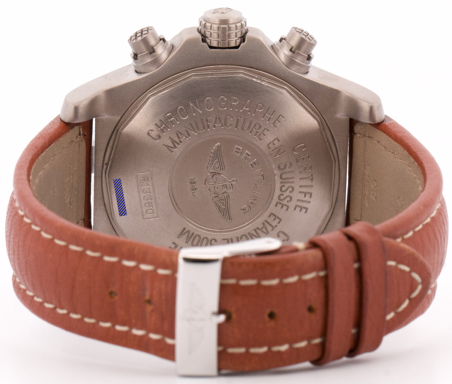 Breitling Avenger Chronograph Titanium 44mm WHITE DIAMOND Automatic E13360 BOX