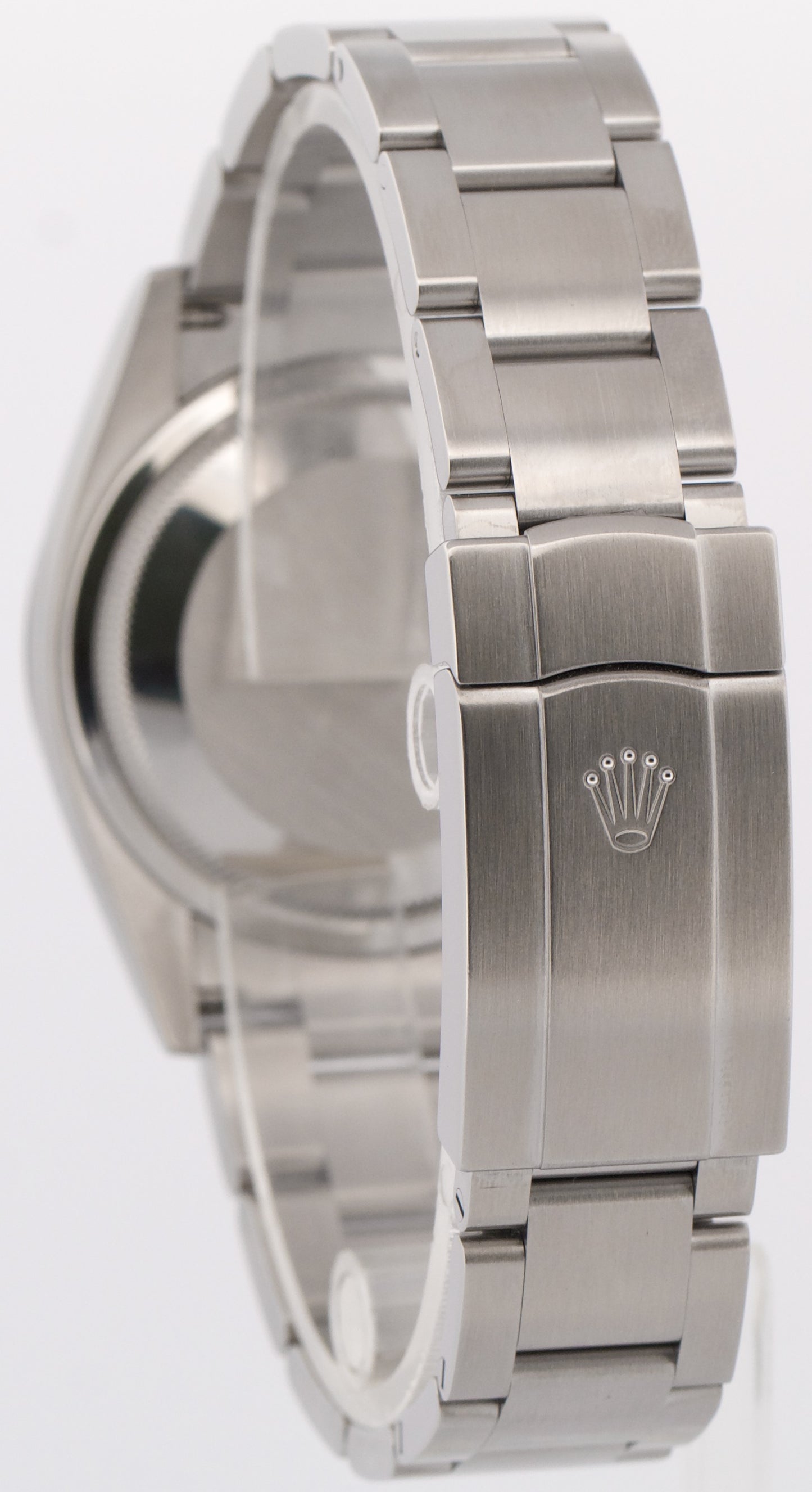 2025 PAPERS Rolex Oyster Perpetual LAVENDER Purple Steel 36mm Watch 126000 BOX