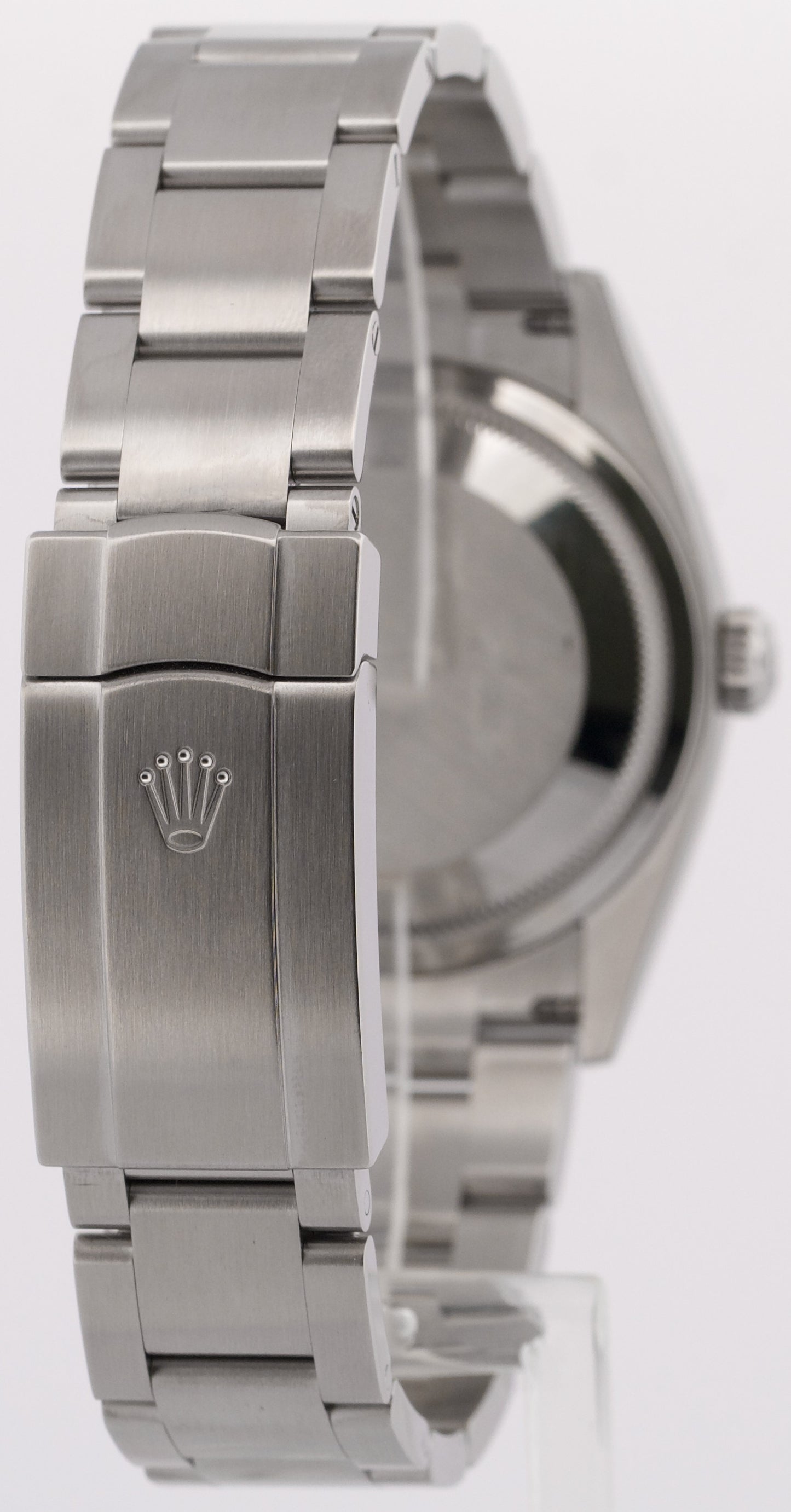 2025 PAPERS Rolex Oyster Perpetual LAVENDER Purple Steel 36mm Watch 126000 BOX