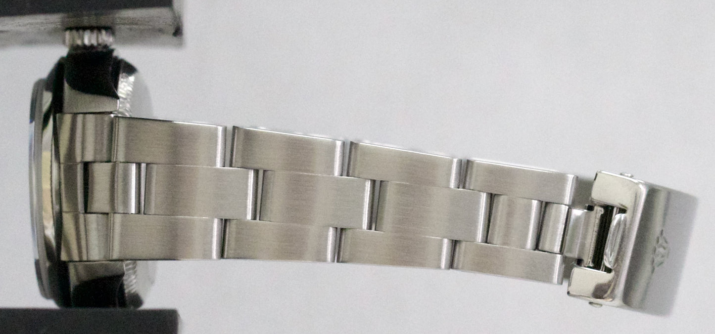 1999 Rolex Oyster Perpetual 24mm Pink SALMON Arabic Stainless Steel Oyster 76080