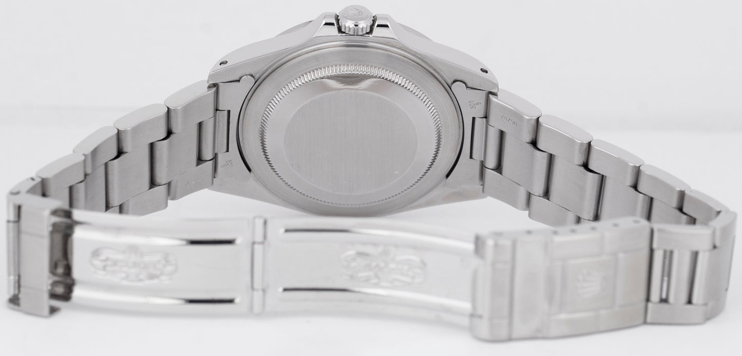 PAPERS Rolex Explorer II White TRITINOVA Stainless Steel 40mm Watch 16570 B+P