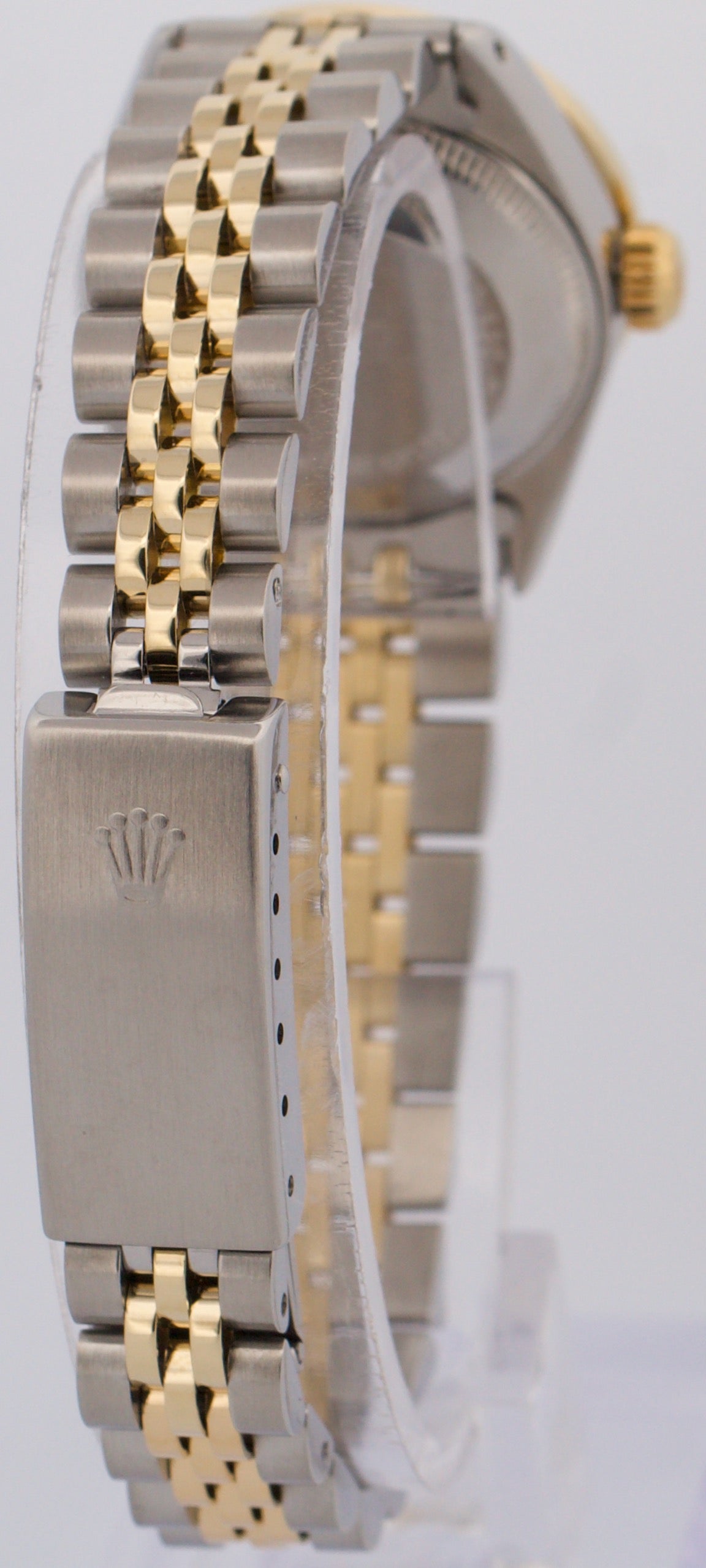 Ladies Rolex DateJust 26mm MOP DIAMOND 18K Gold Steel Two-Tone JUBILEE 6916