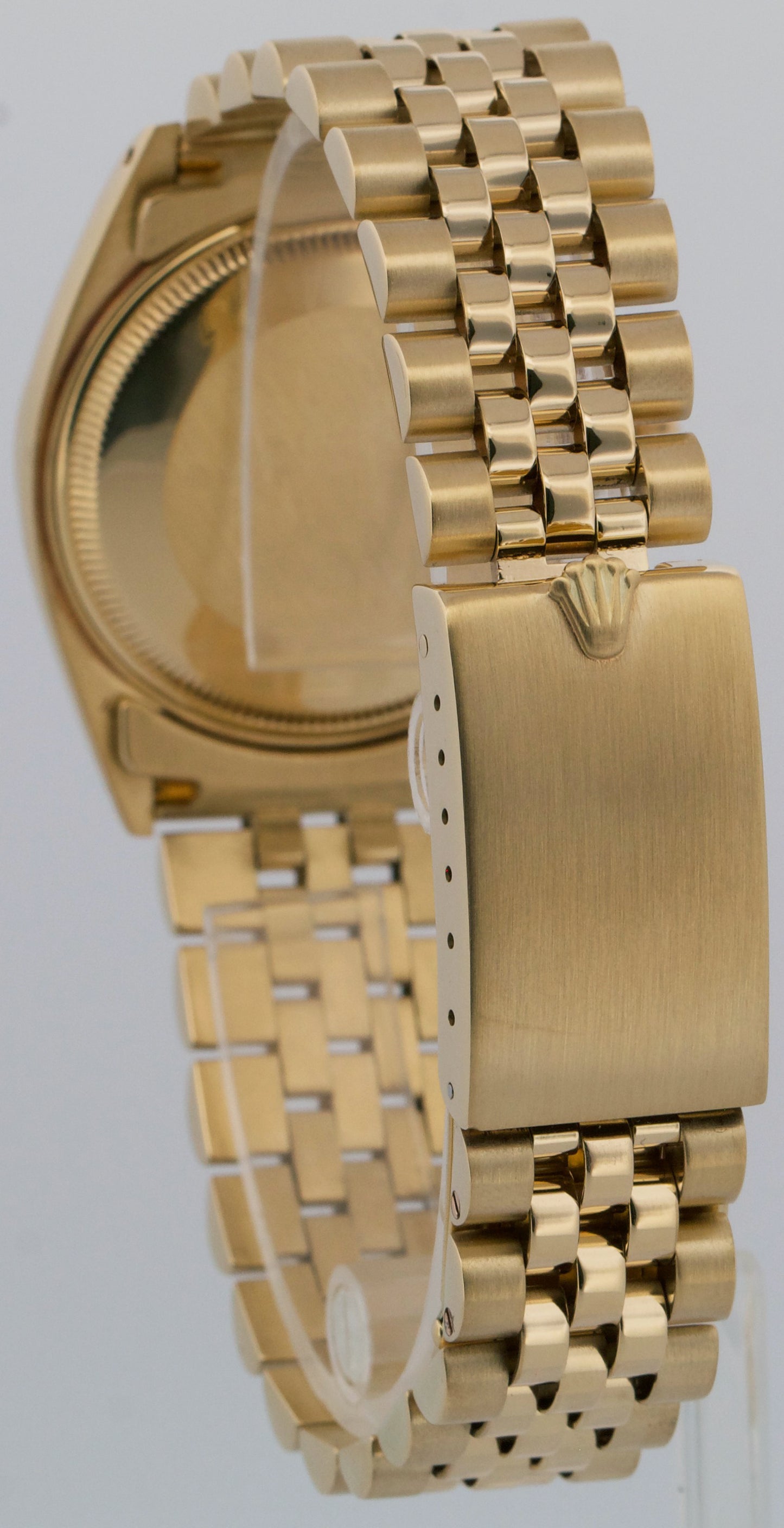 VINTAGE Rolex Oyster Perpetual Date 34mm CHAMPAGNE 14K Yellow Gold JUBILEE 1503