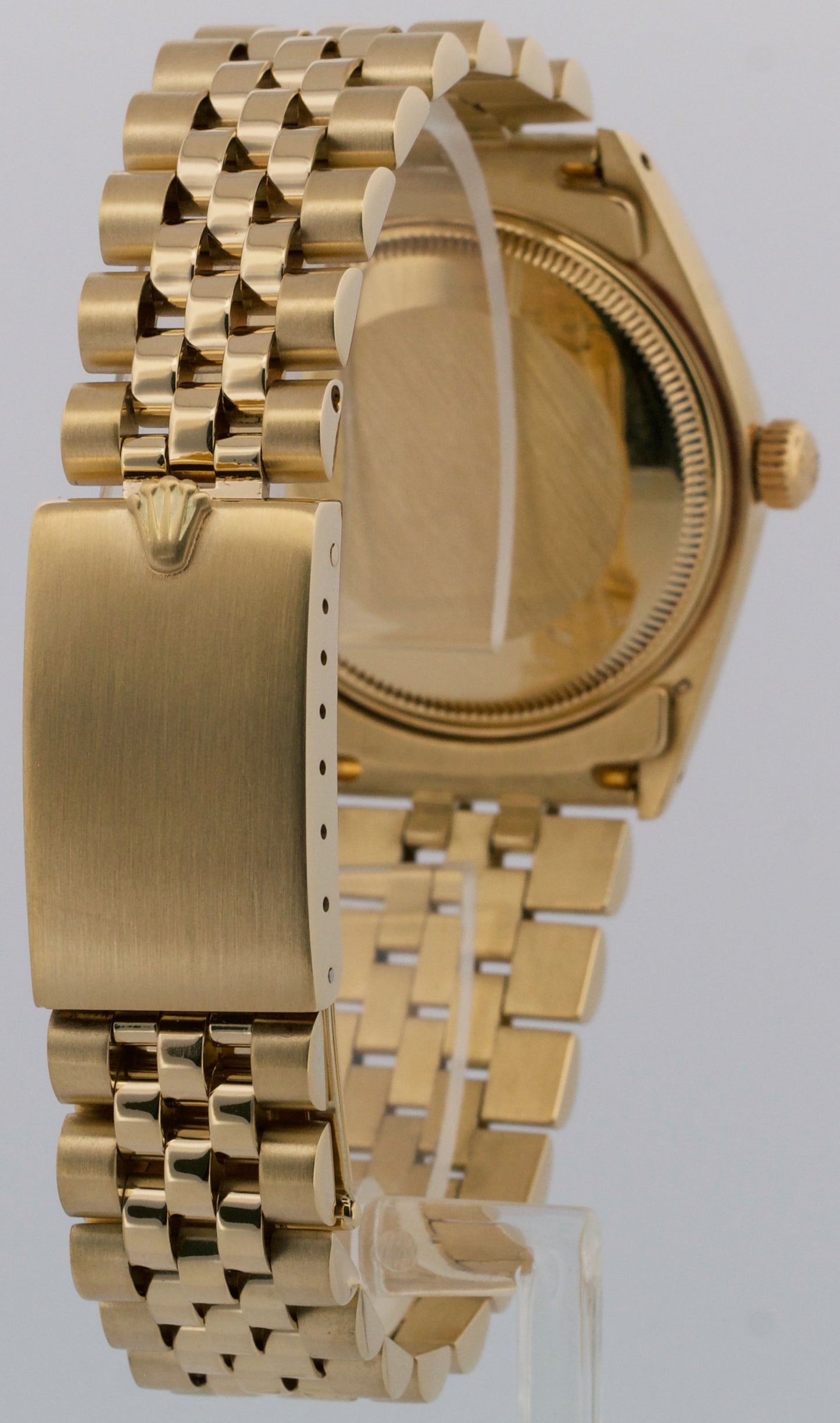 VINTAGE Rolex Oyster Perpetual Date 34mm CHAMPAGNE 14K Yellow Gold JUBILEE 1503