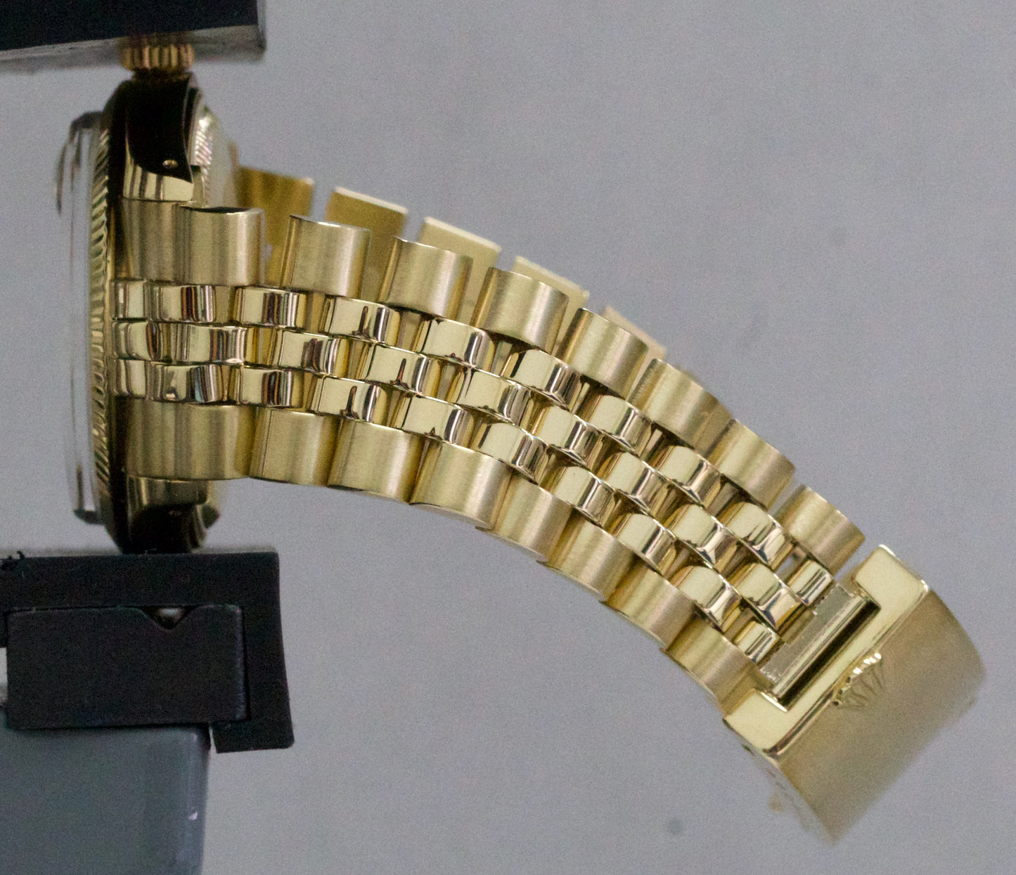 VINTAGE Rolex Oyster Perpetual Date 34mm CHAMPAGNE 14K Yellow Gold JUBILEE 1503