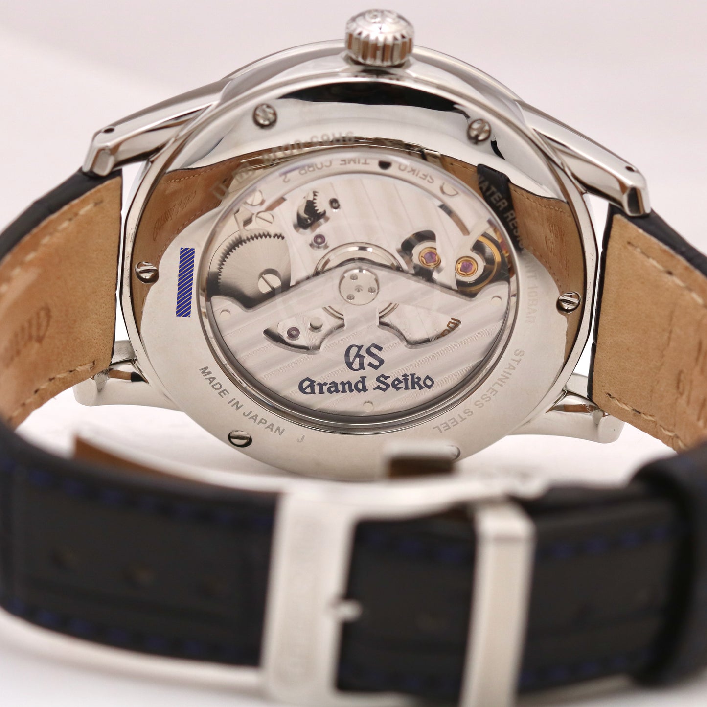 MINT 2024 PAPERS Grand Seiko Elegance SKYFLAKE 40mm BLUE Steel Date SBGA407G BOX