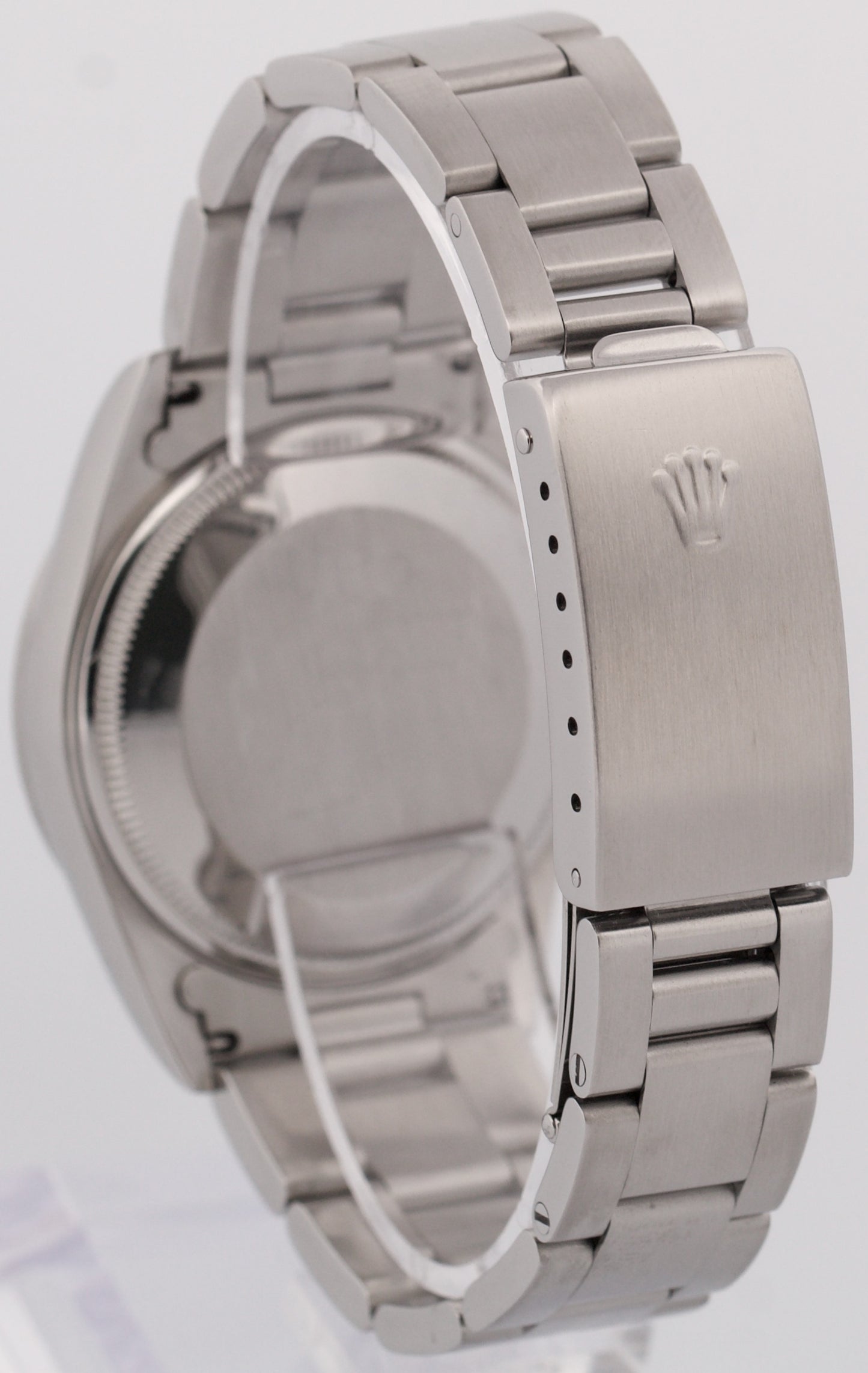 PAPERS Rolex Oyster Perpetual Air-King BLUE 34mm 3-6-9 RSC Watch 14000 M BOX
