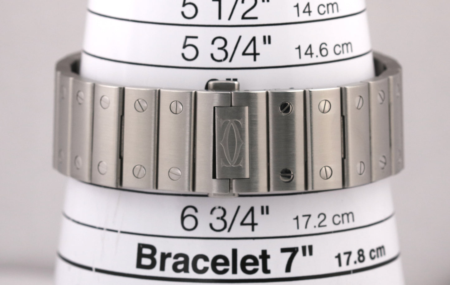 PAPERS Cartier Santos Large 39.8mm BLACK ADLC Gray Steel 4072 WSSA0037 Watch BOX